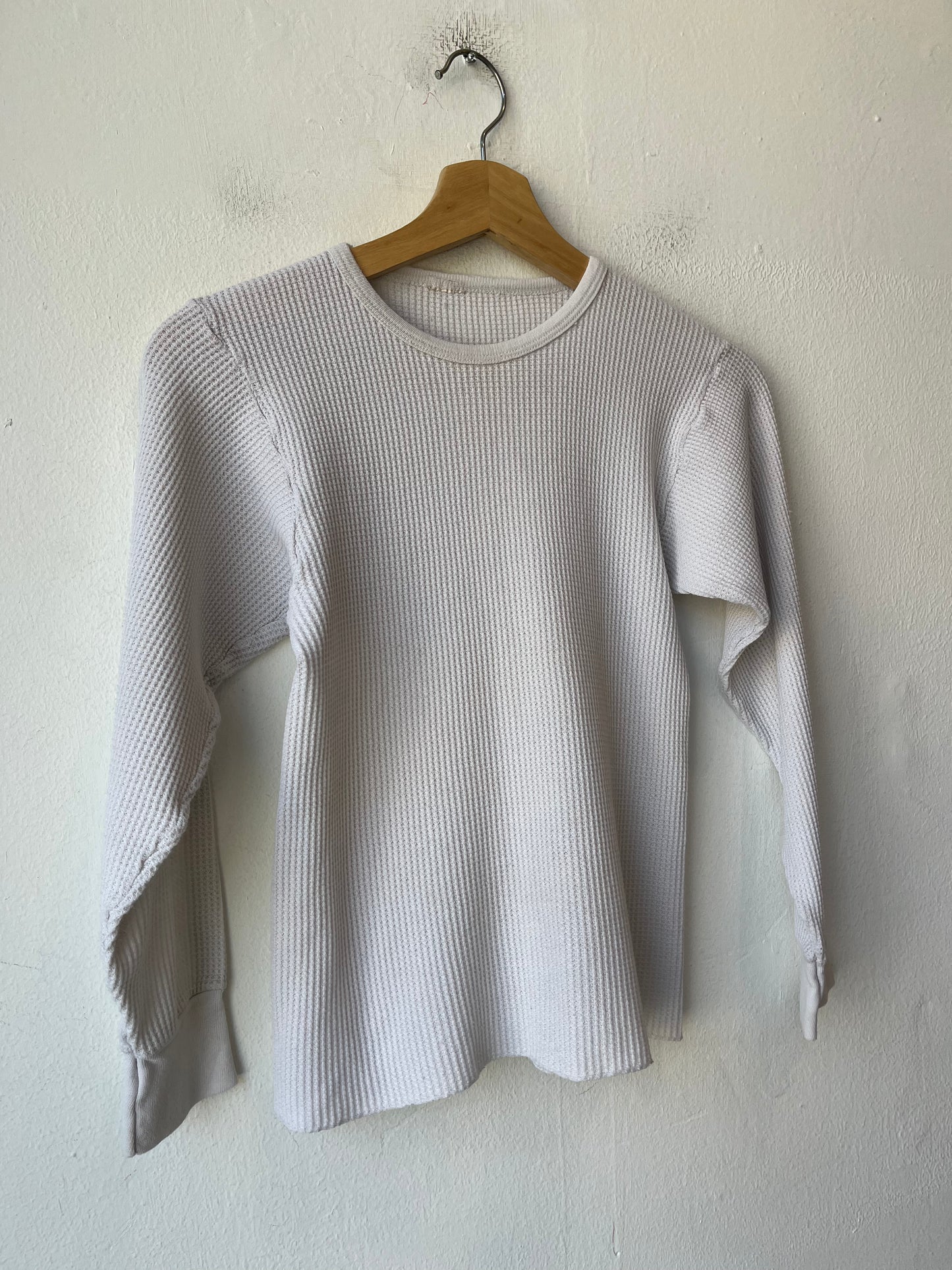 80's White Thermal Shirt