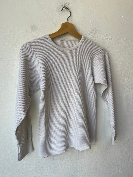 80's White Thermal Shirt