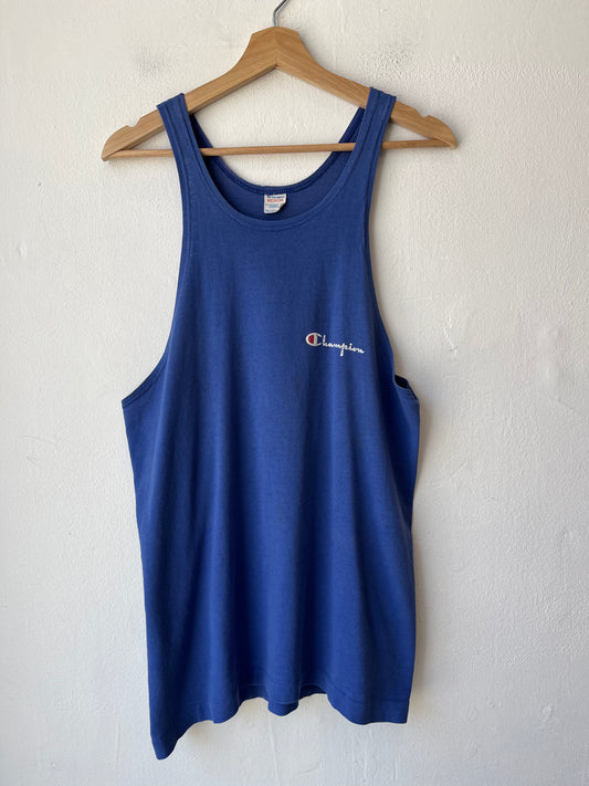 80's Blue Champion Tank Top