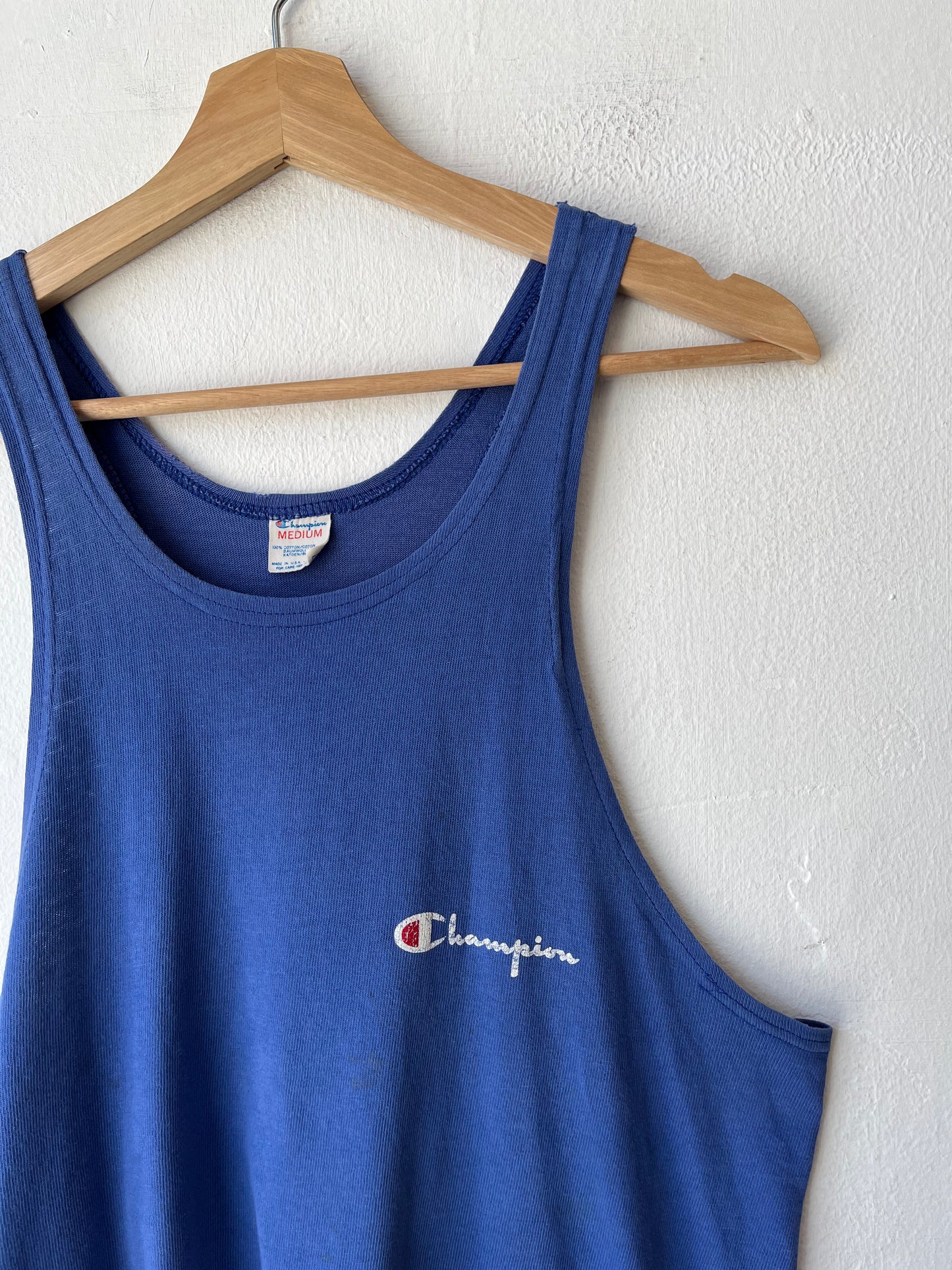 80's Blue Champion Tank Top