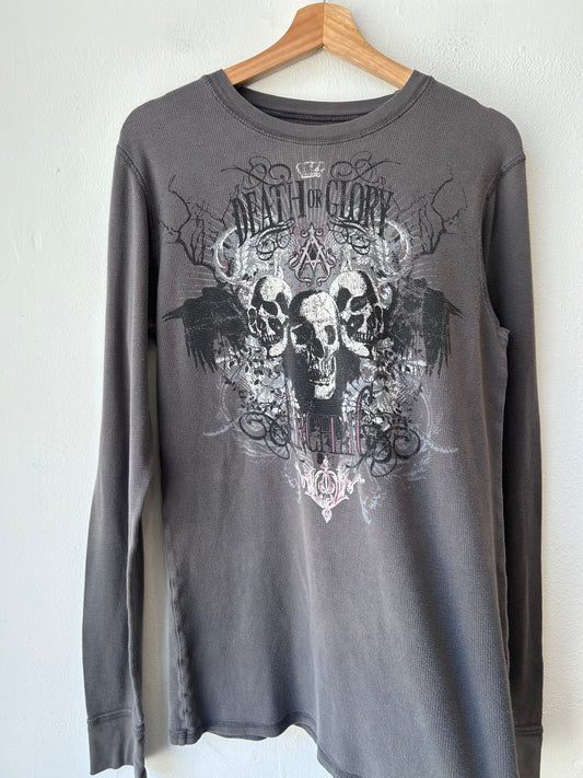 Y2K Death or Glory Thermal Shirt