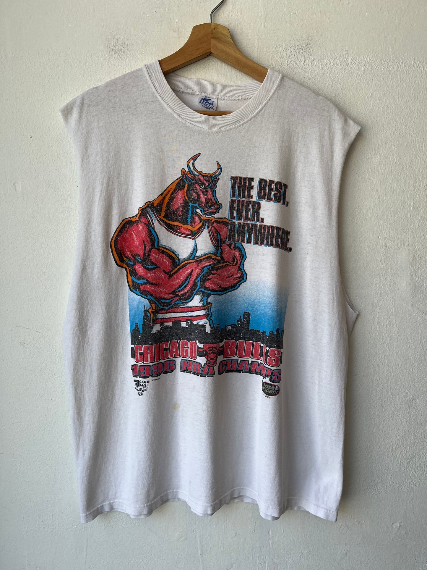 1996 Chicago Bulls Cutoff Shirt