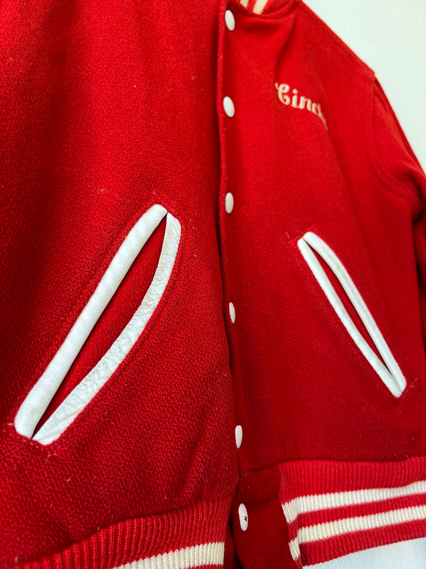70's Red Letterman Jacket