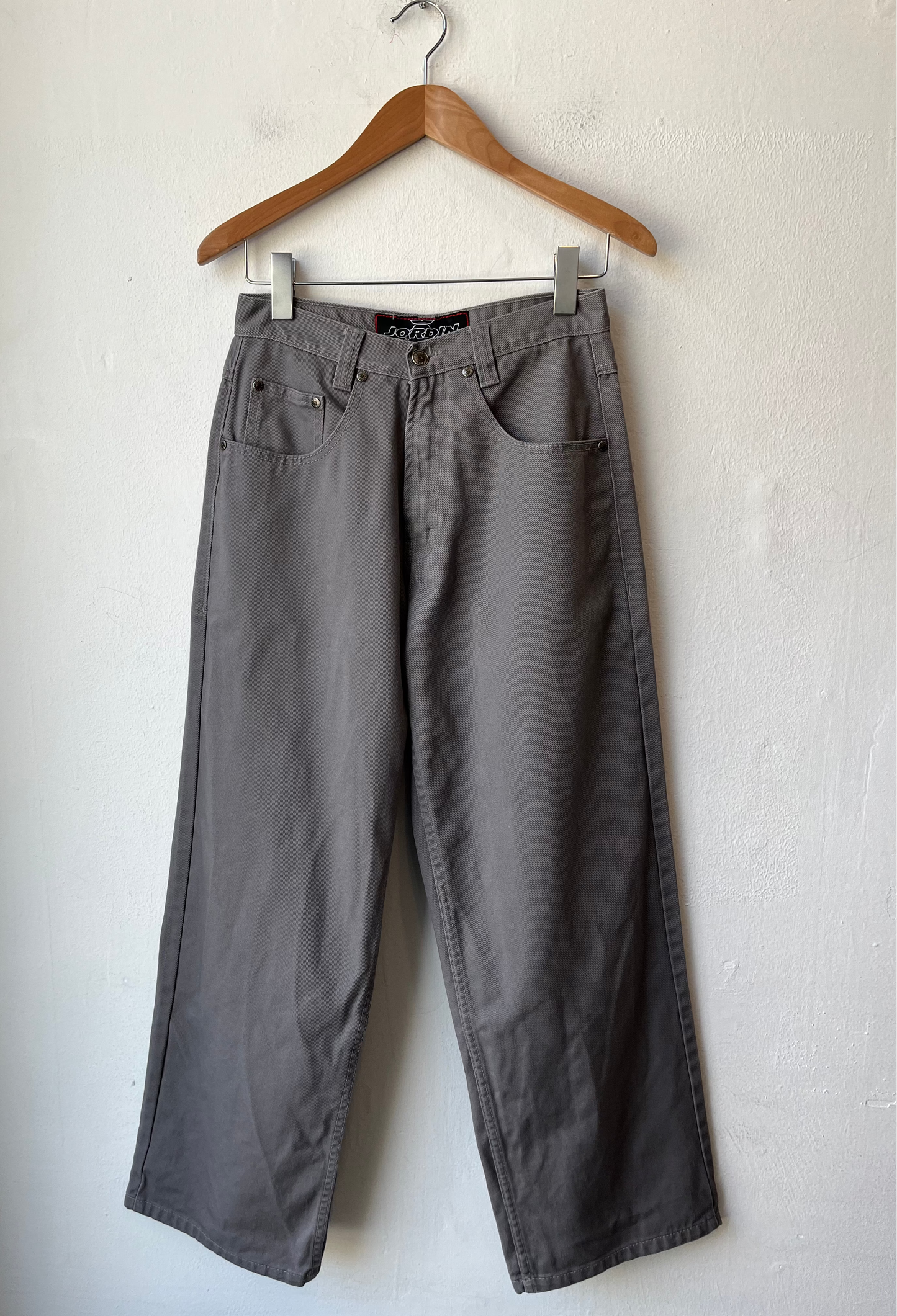Y2K Gray Baggy Jeans 27"