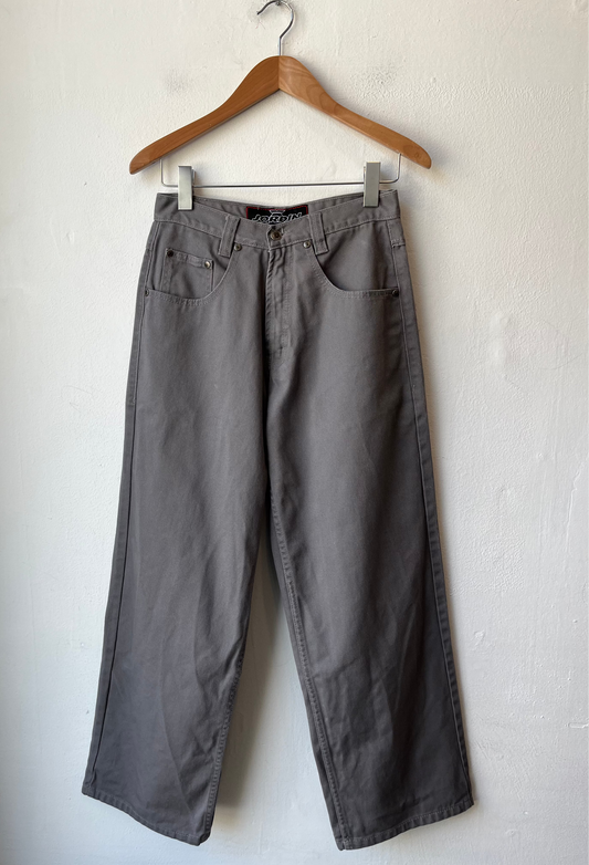 Y2K Gray Baggy Jeans 27"