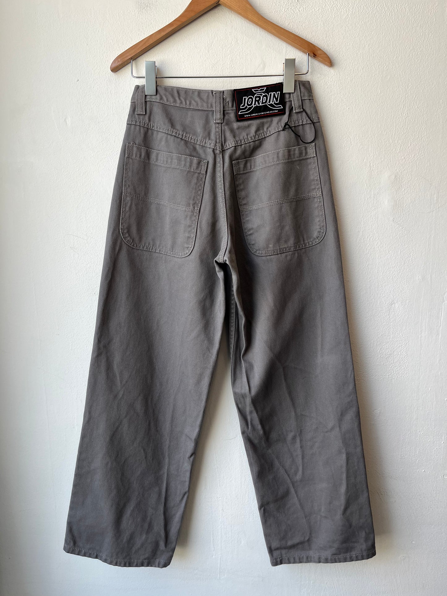 Y2K Gray Baggy Jeans 27"