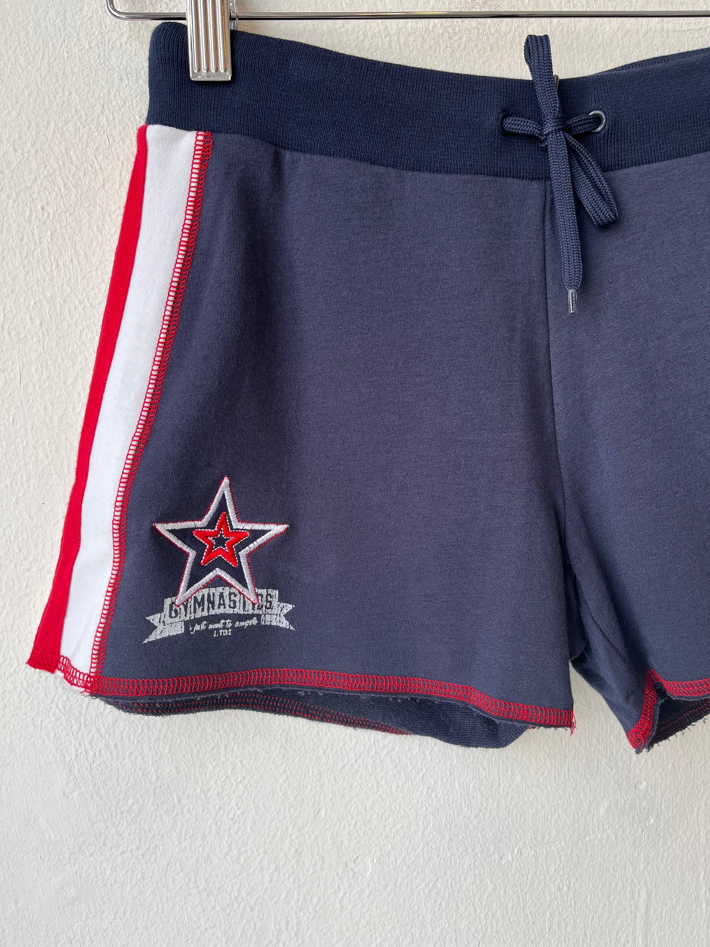Y2K Gymnast Cotton Shorts 22- 27"