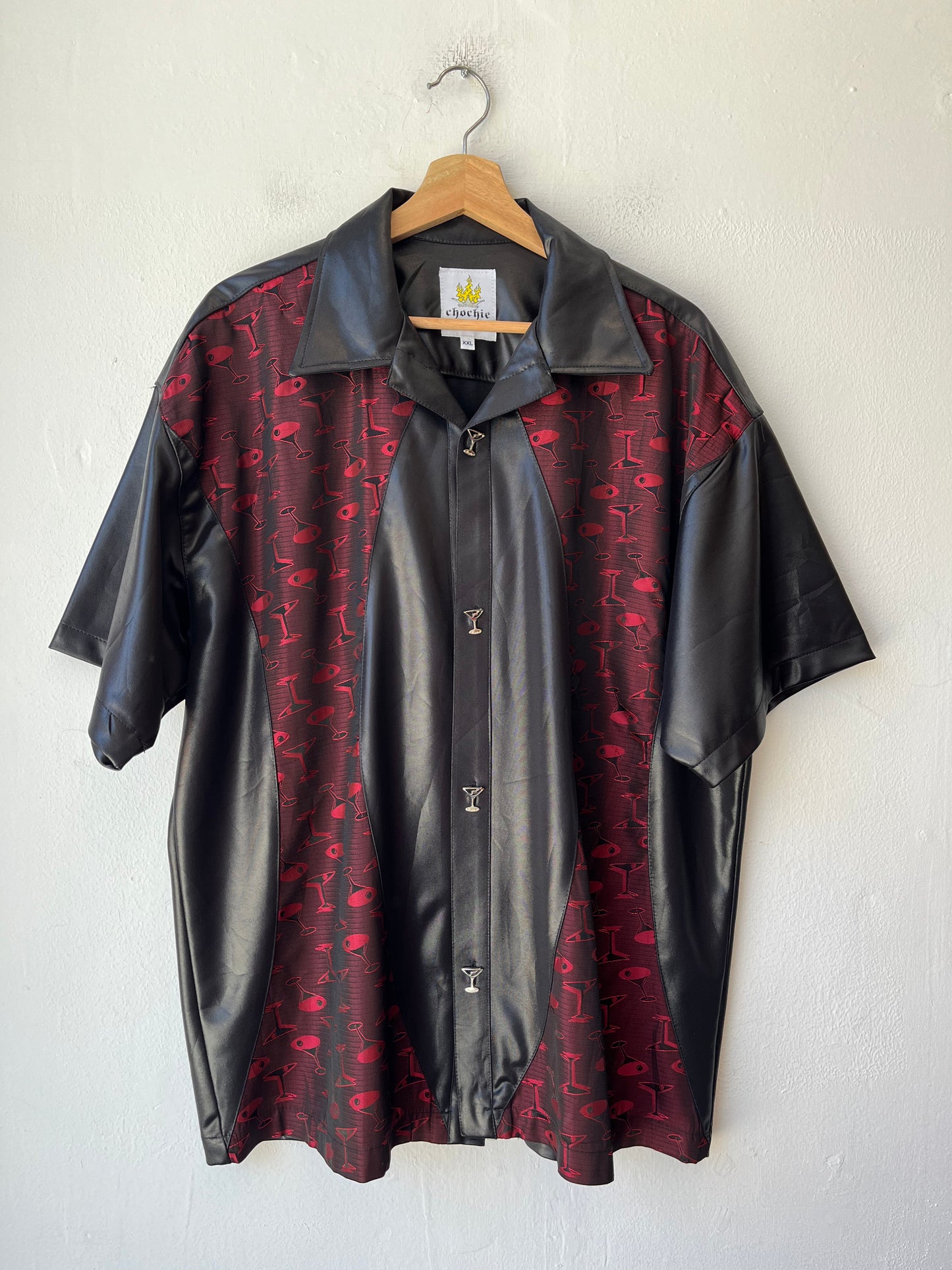 Y2K Rayon Martini Shirt