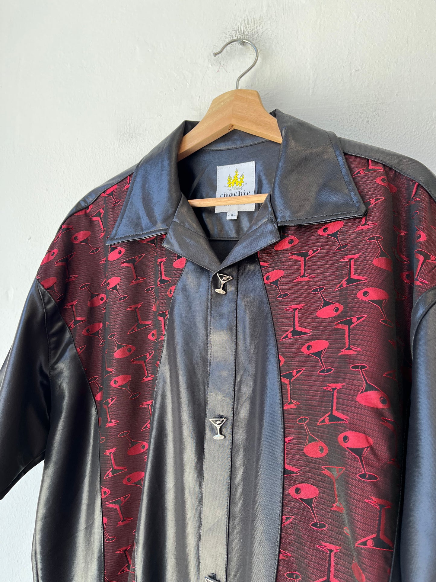 Y2K Rayon Martini Shirt