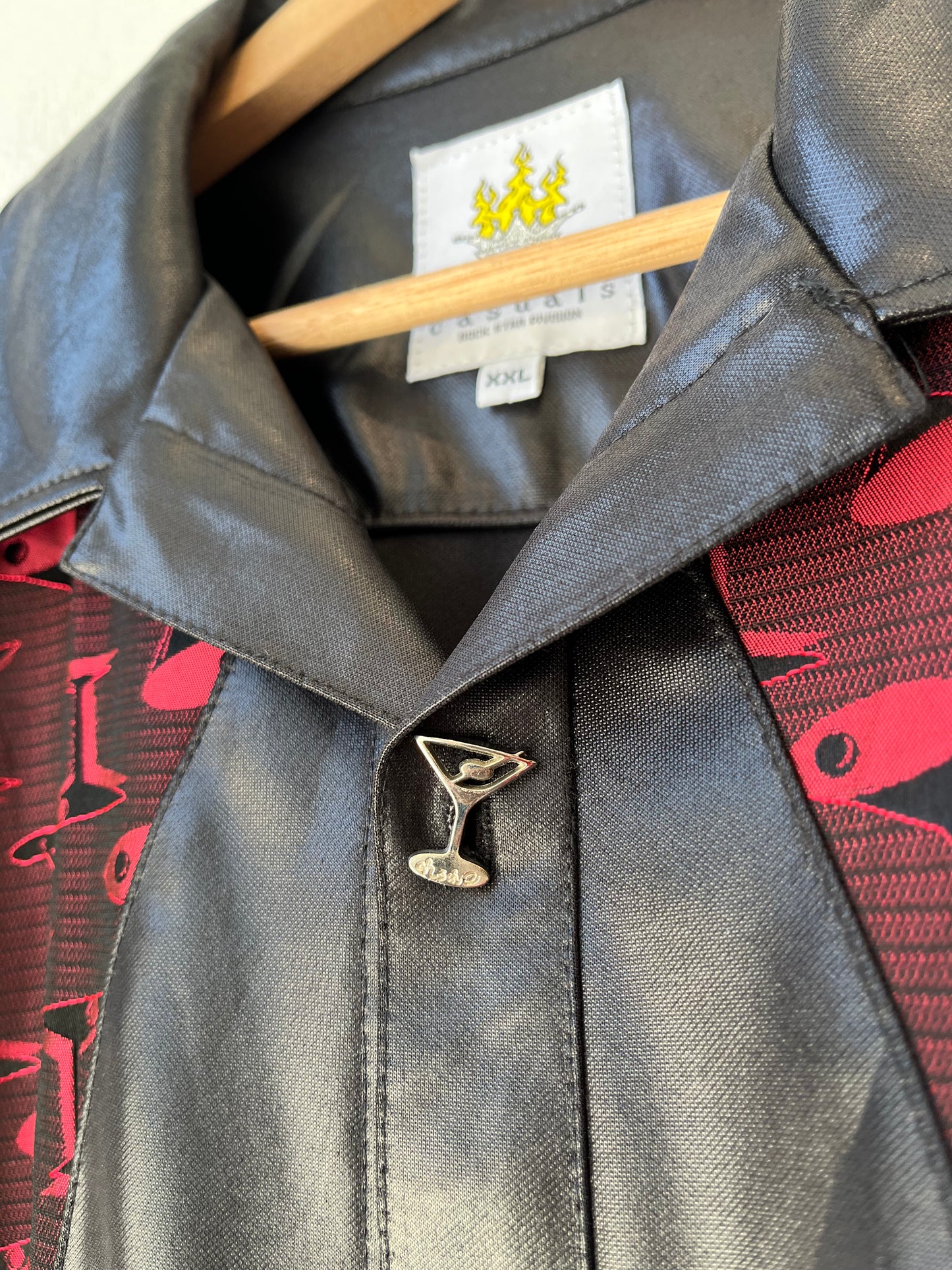 Y2K Rayon Martini Shirt