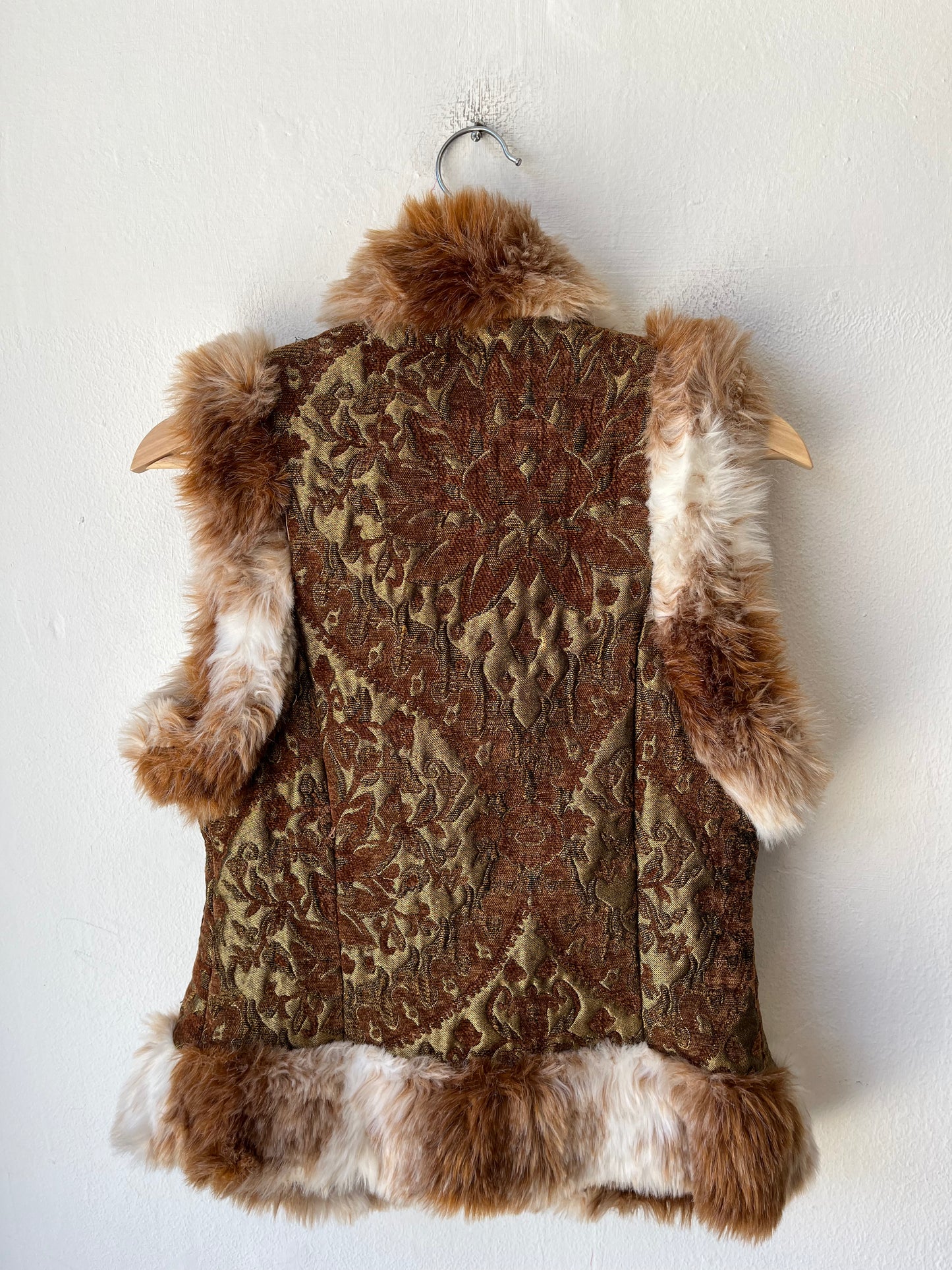 Y2K Fur Trimmed Vest
