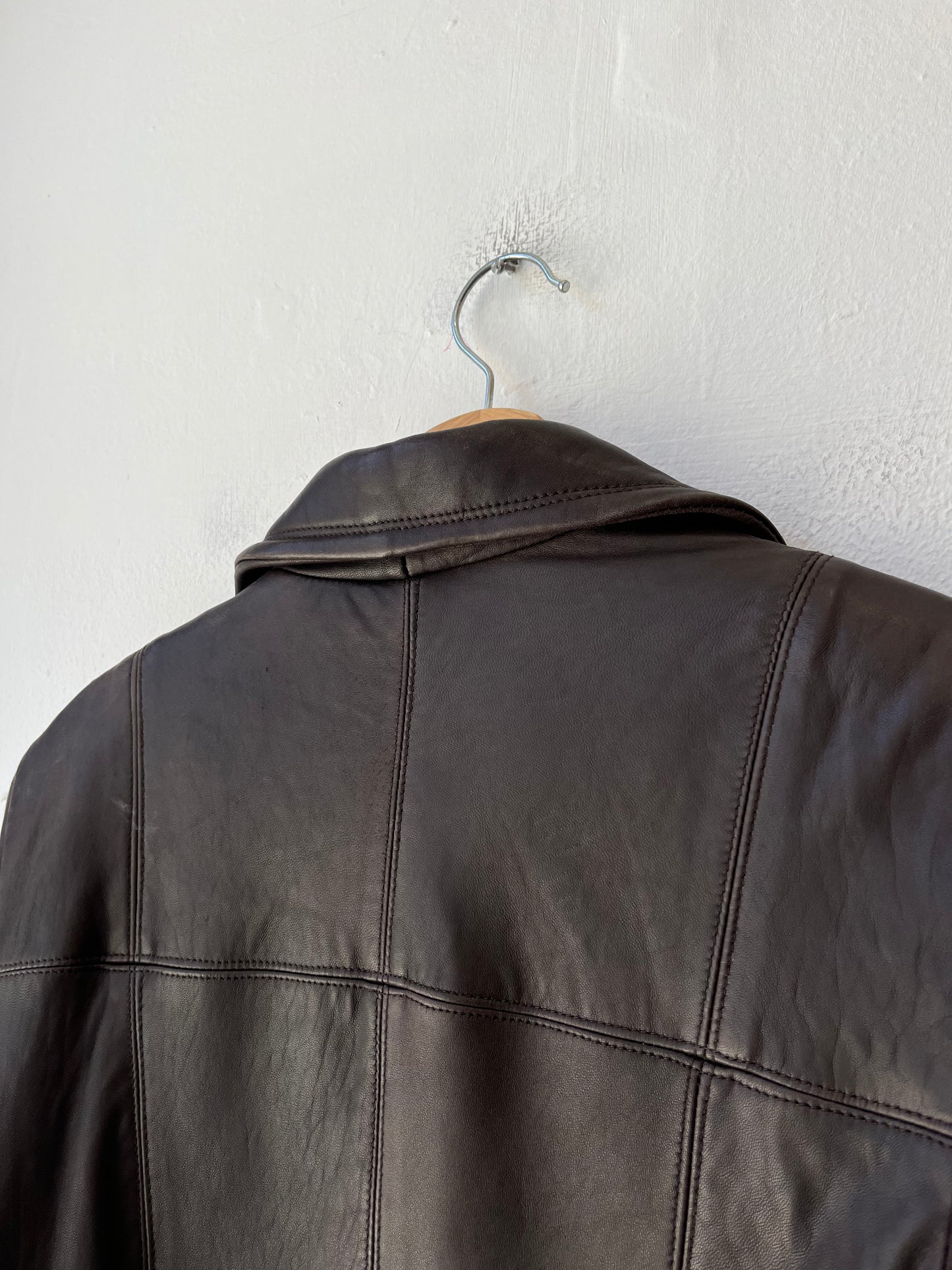 Y2K Leather Coat