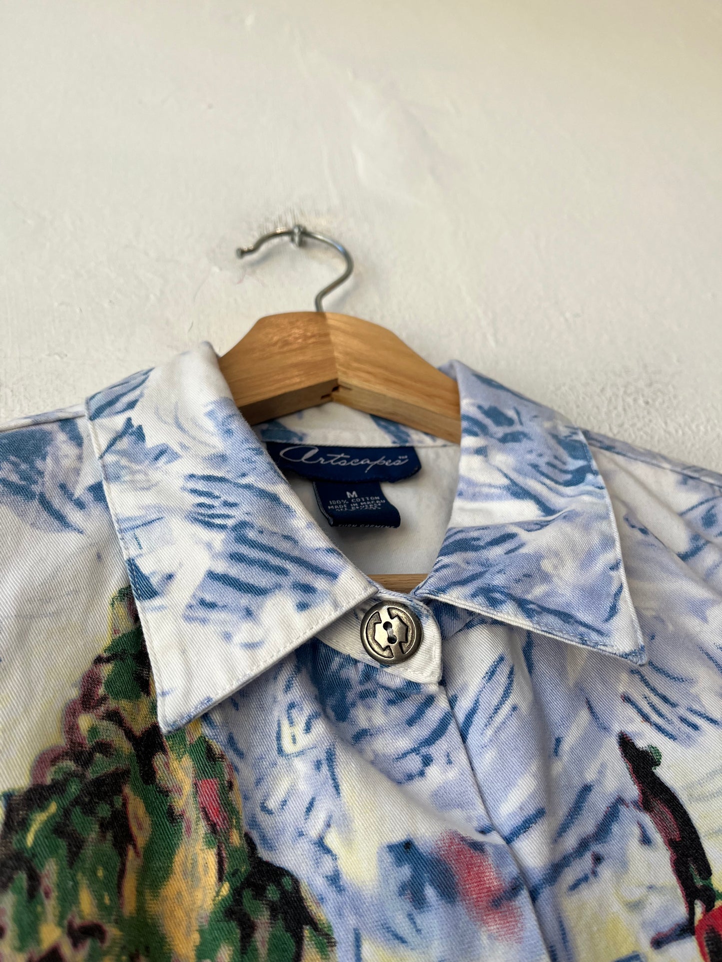Y2K Scenic Painting Shirt