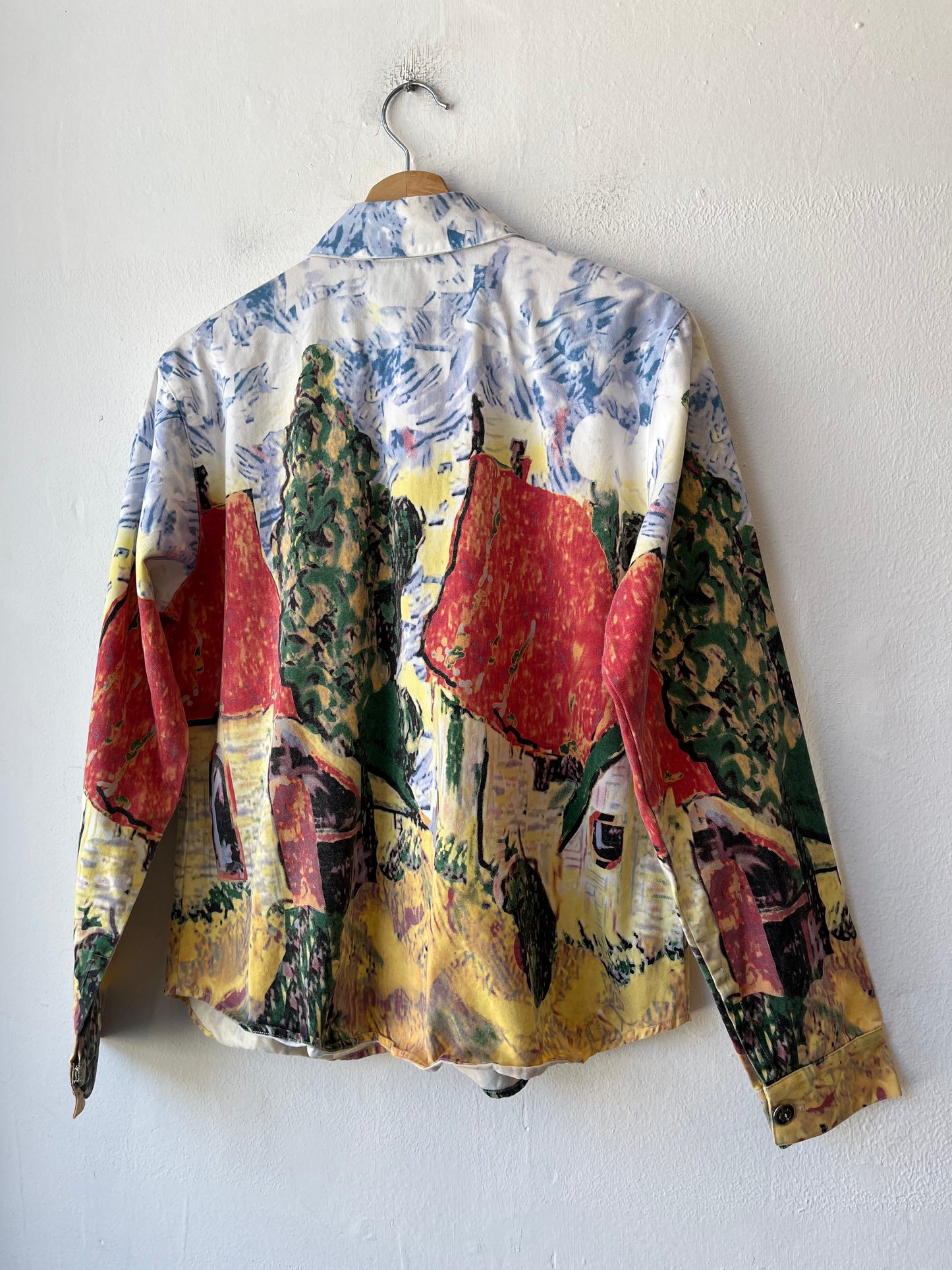 Y2K Scenic Painting Shirt