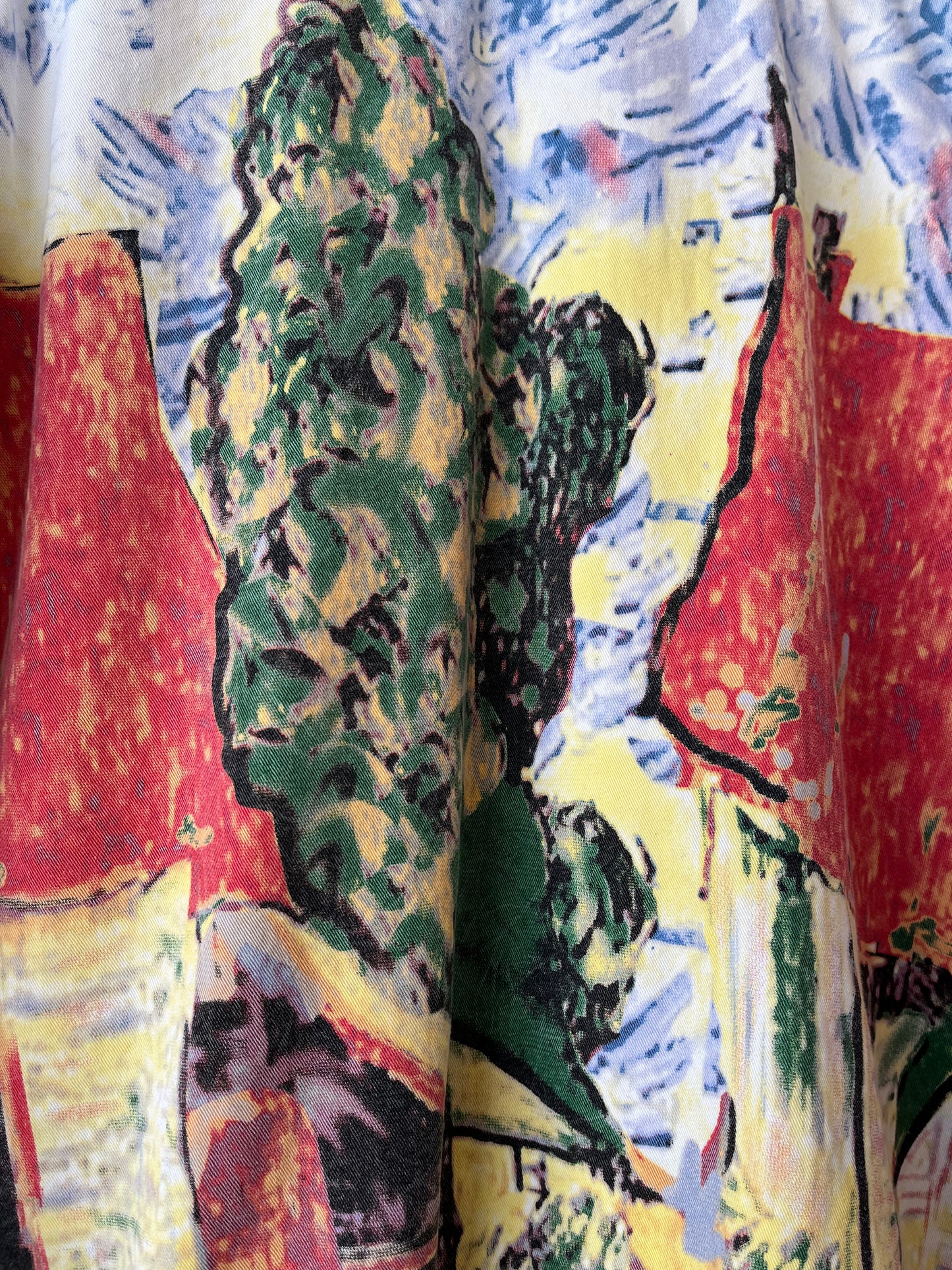 Y2K Scenic Painting Shirt