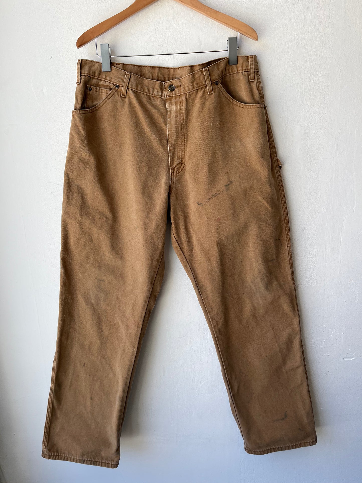Y2K Tan Dickies Carpenter Pants 38"