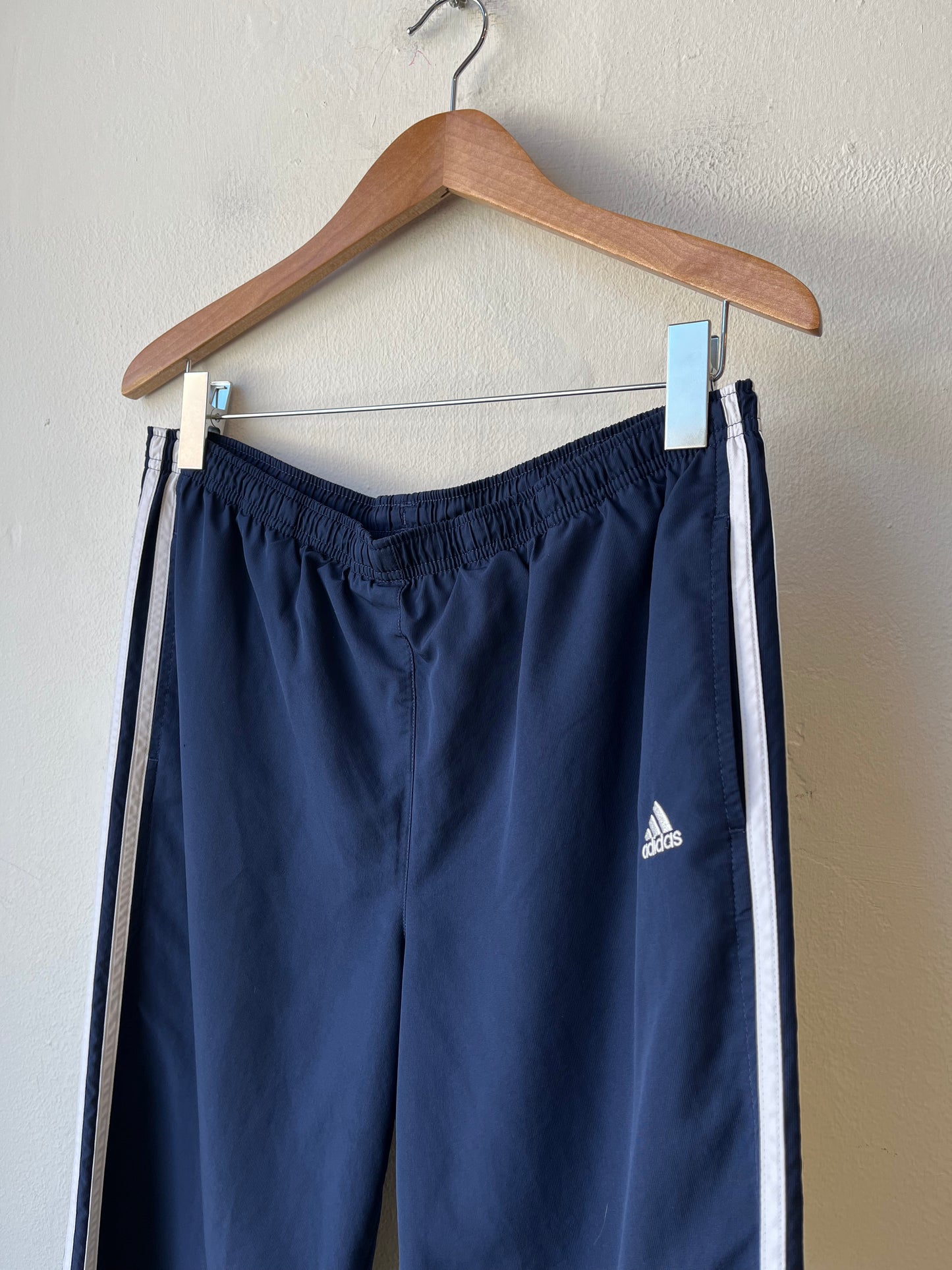 Y2K Adidas Navy Track Pants 28-38"