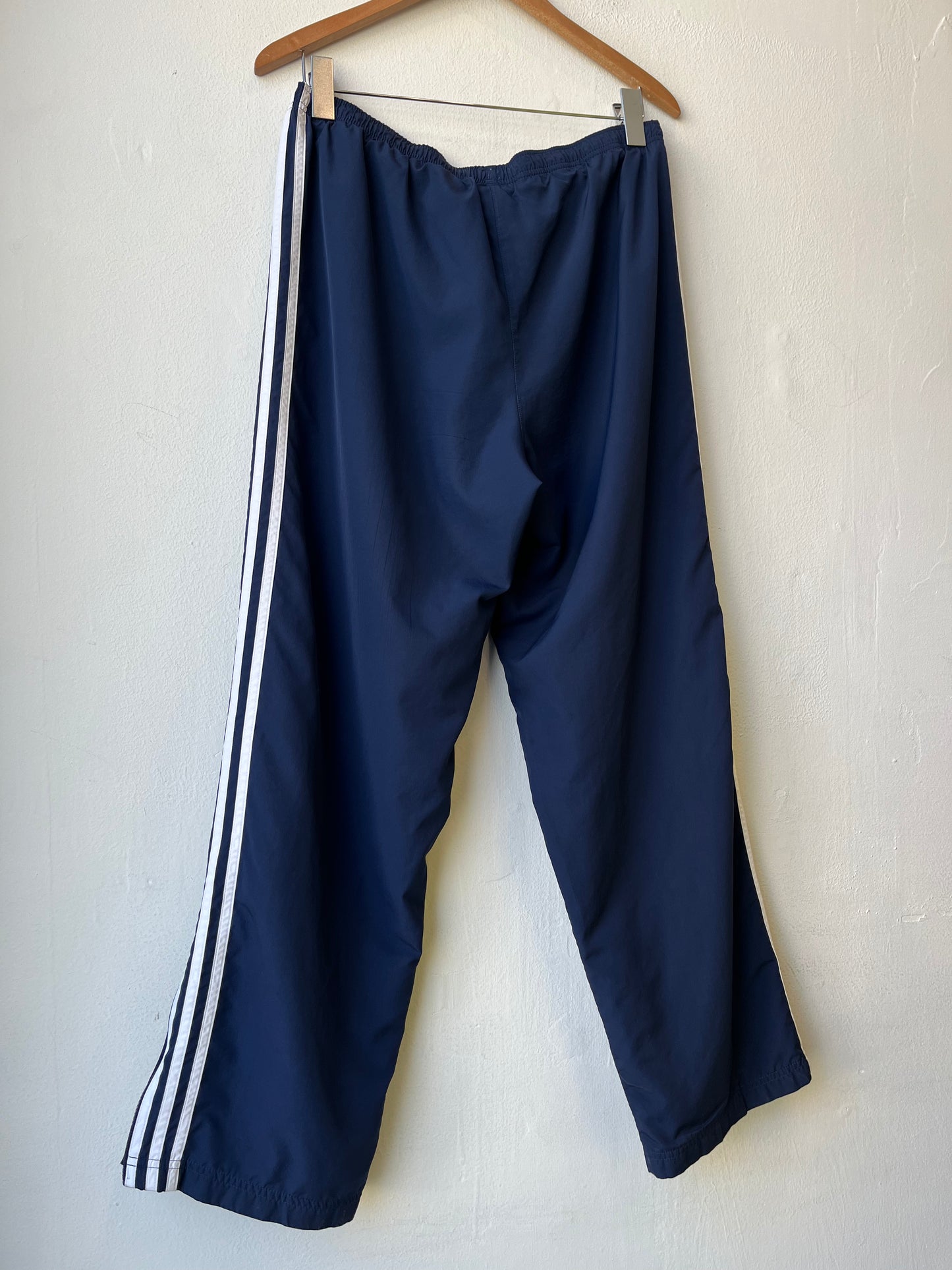 Y2K Adidas Navy Track Pants 28-38"