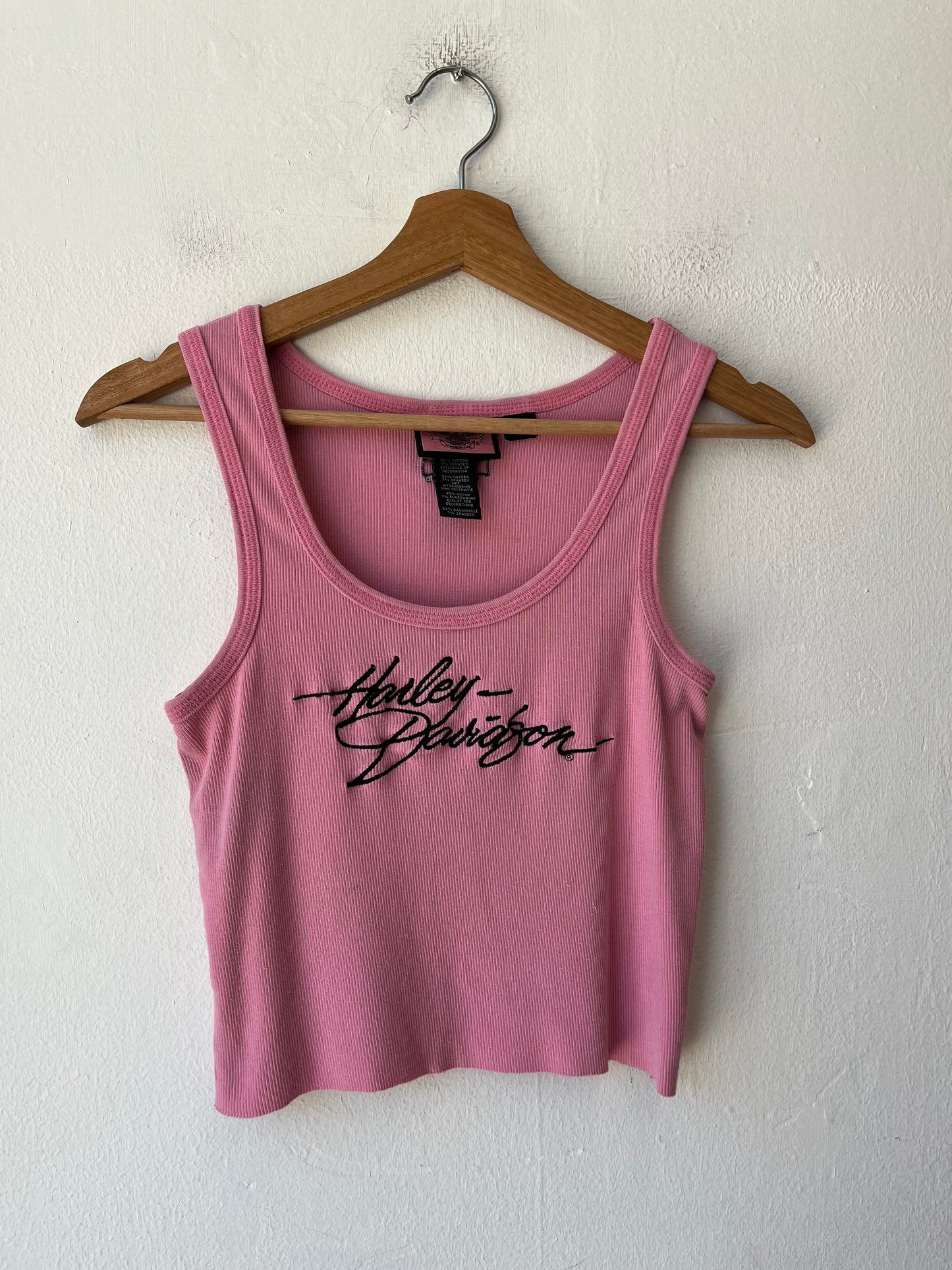 Y2K Harley Davidson Cropped Tank Top