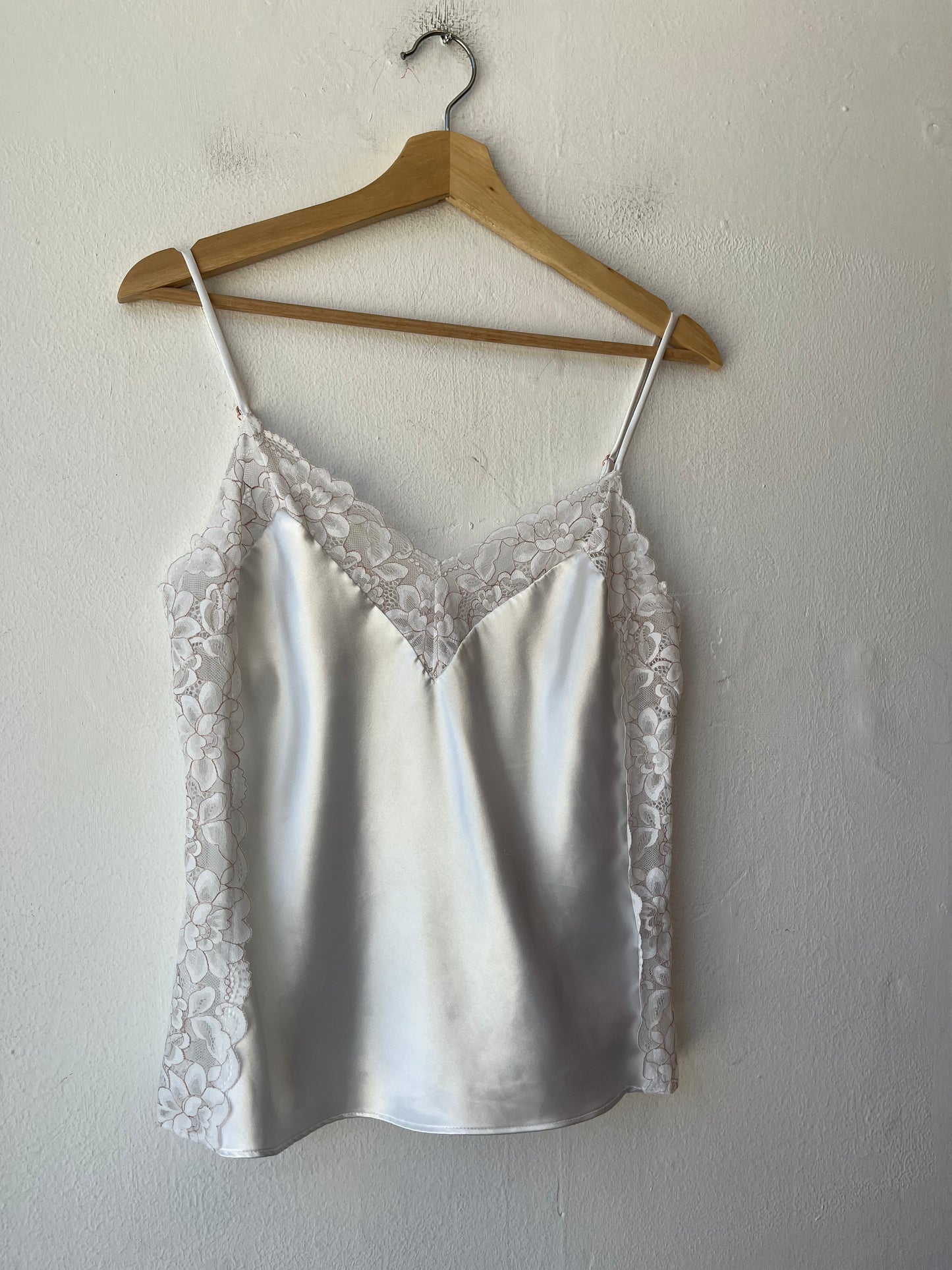 Y2K White Lace Camisole