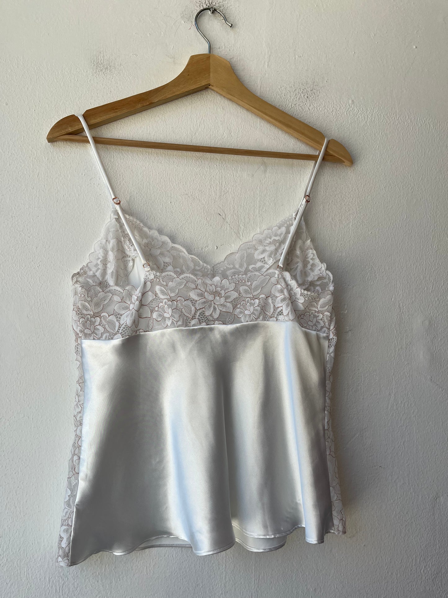 Y2K White Lace Camisole