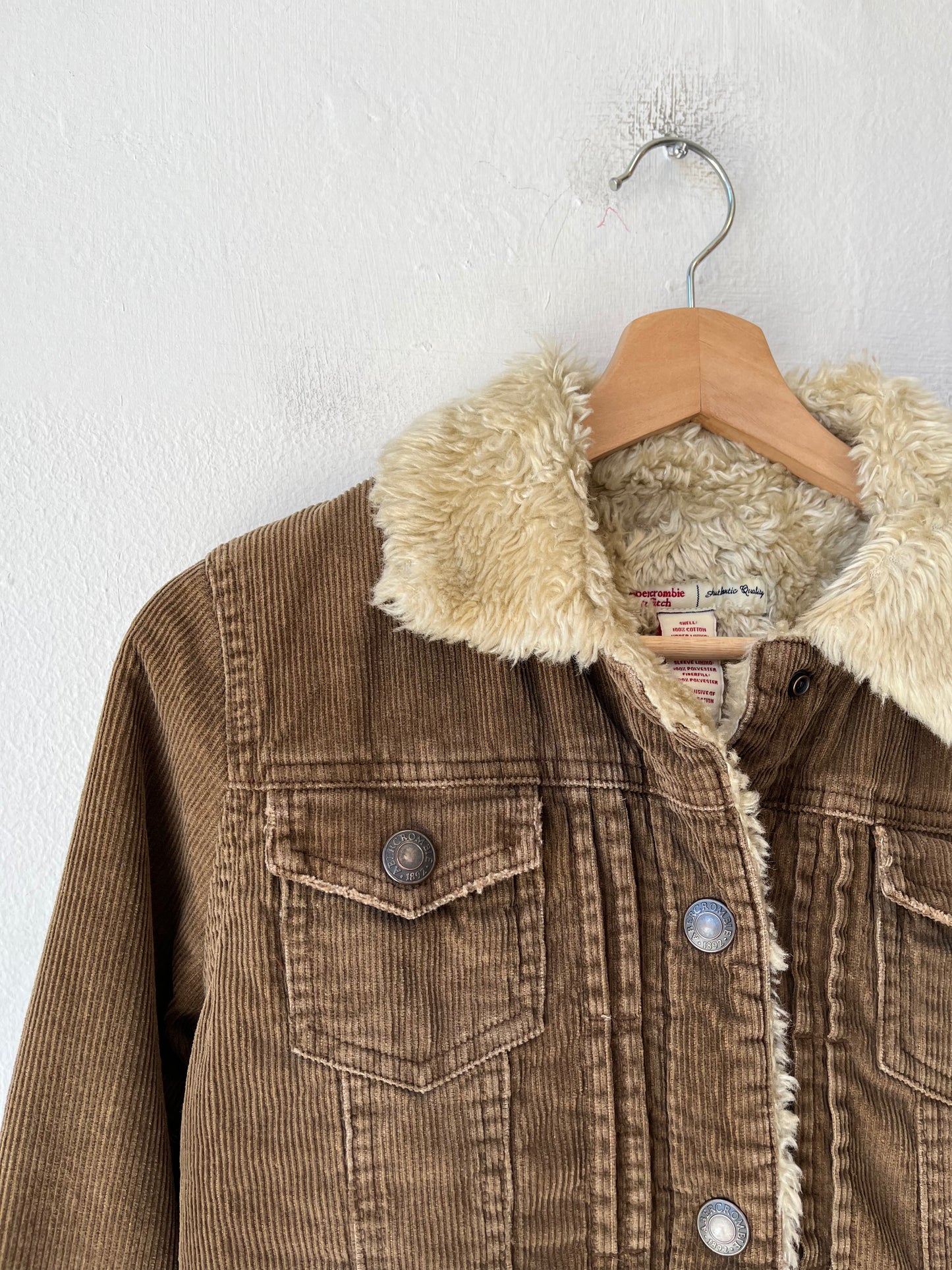 Y2K Abercrombie Corduroy Jacket