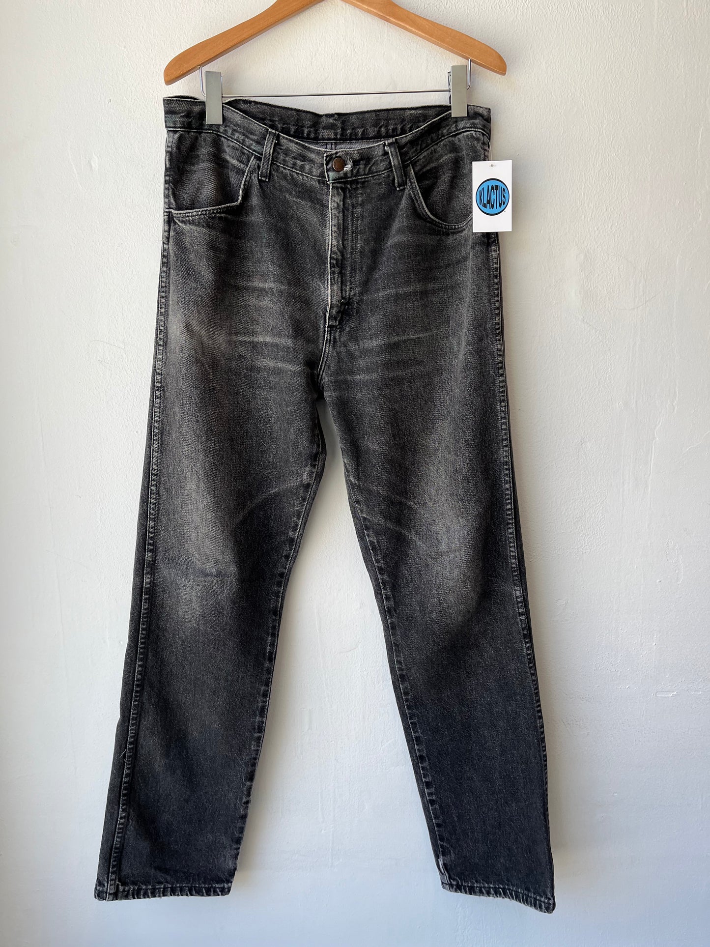 90's Black Rustler Jeans 34"