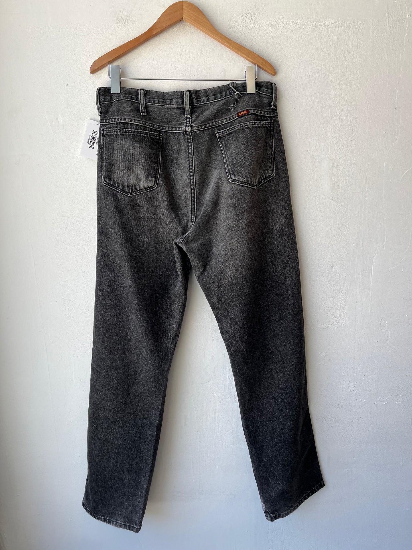 90's Black Rustler Jeans 34"