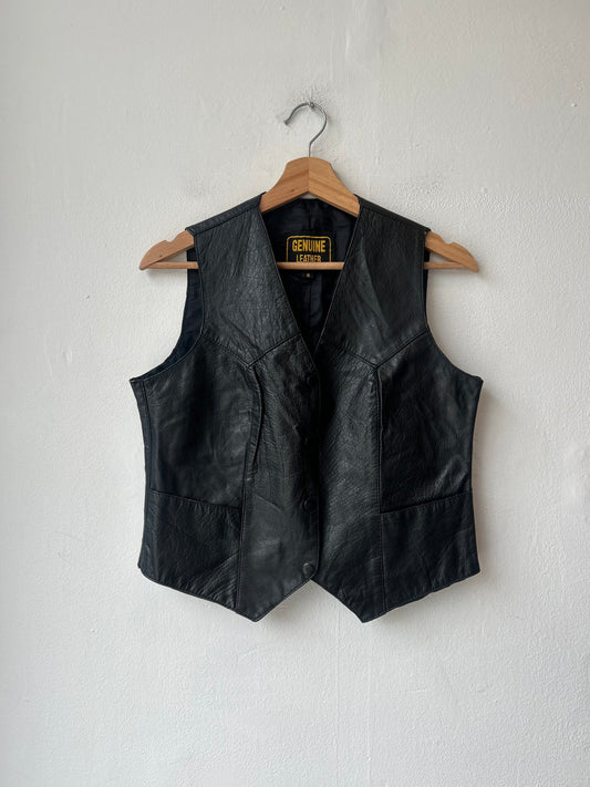 90's Leather Vest