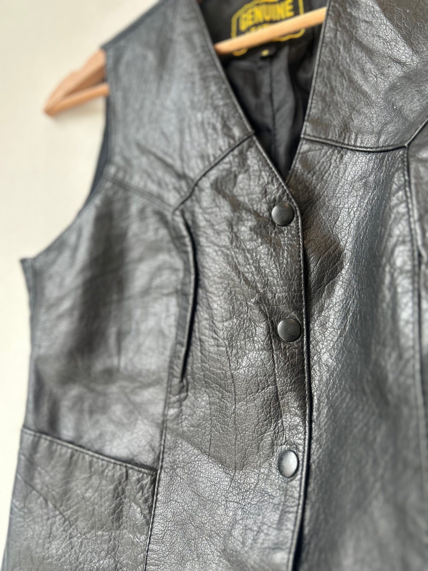 90's Leather Vest