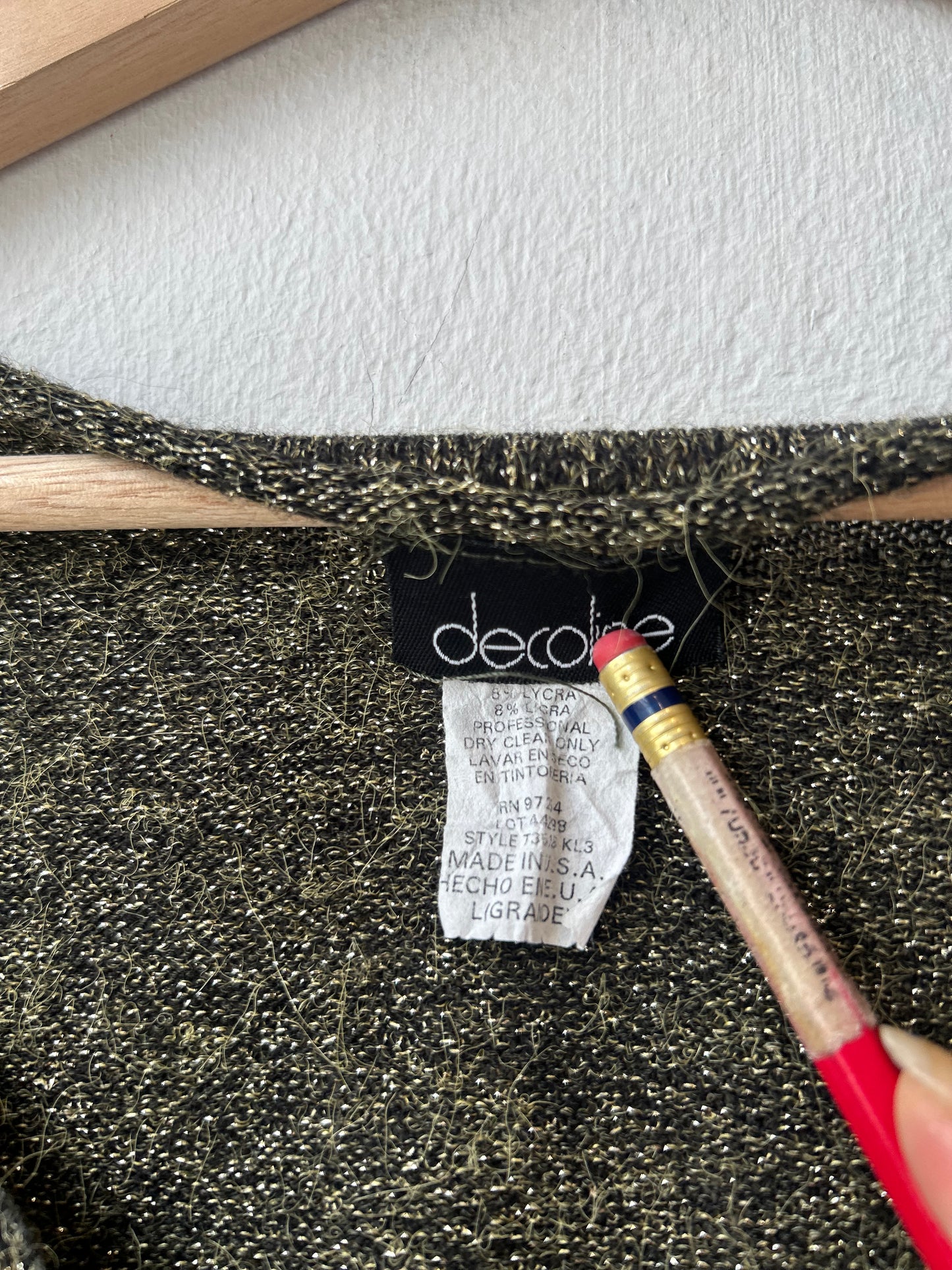 90's Knit Sparkle Sweater