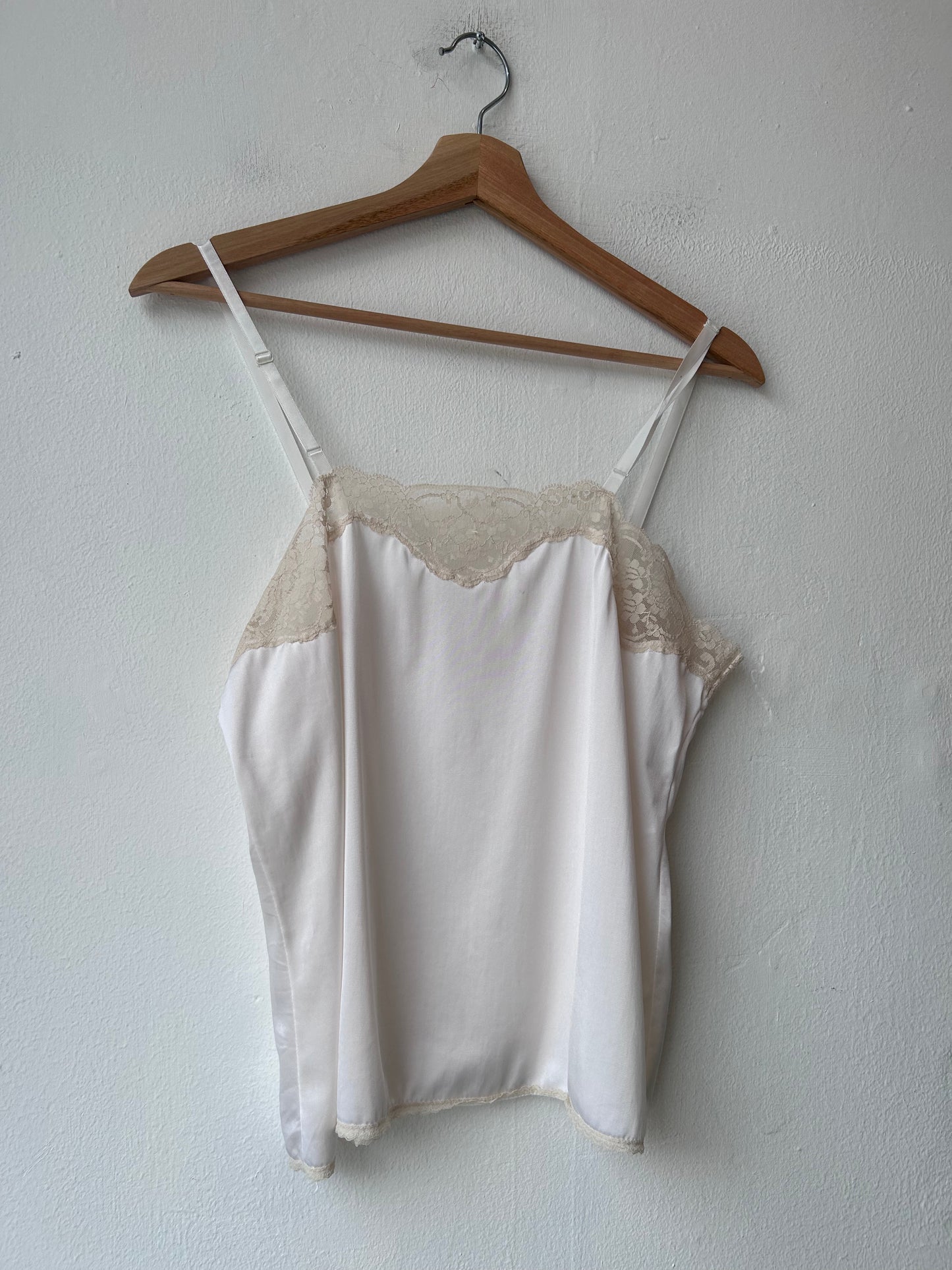 80's White Lace Top