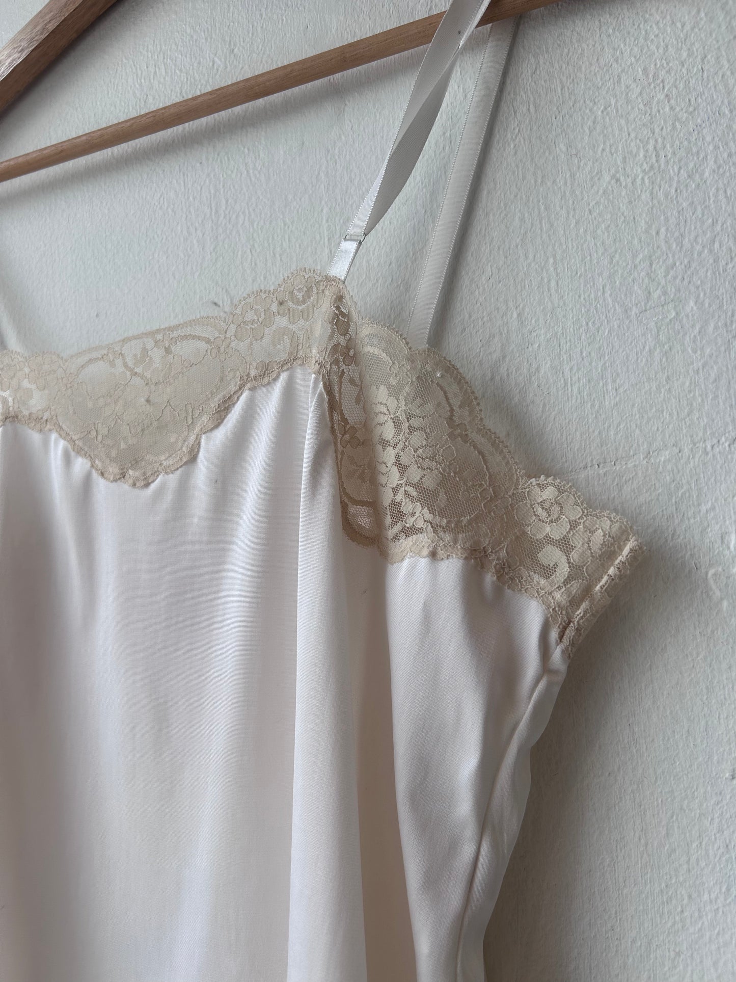 80's White Lace Top