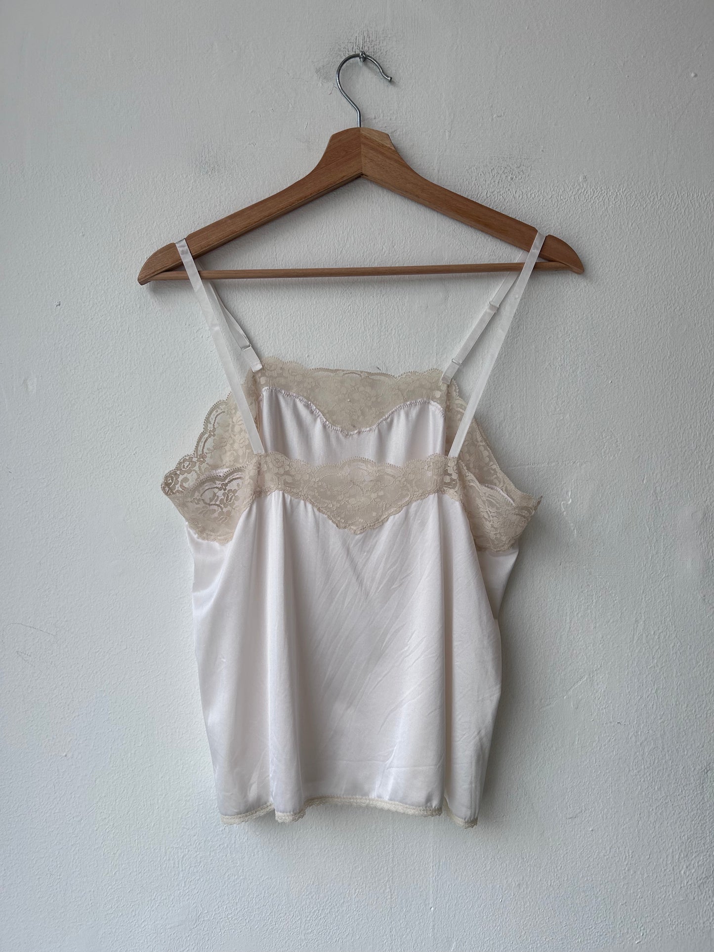 80's White Lace Top