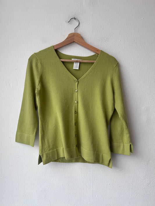 90's Green Cardigan