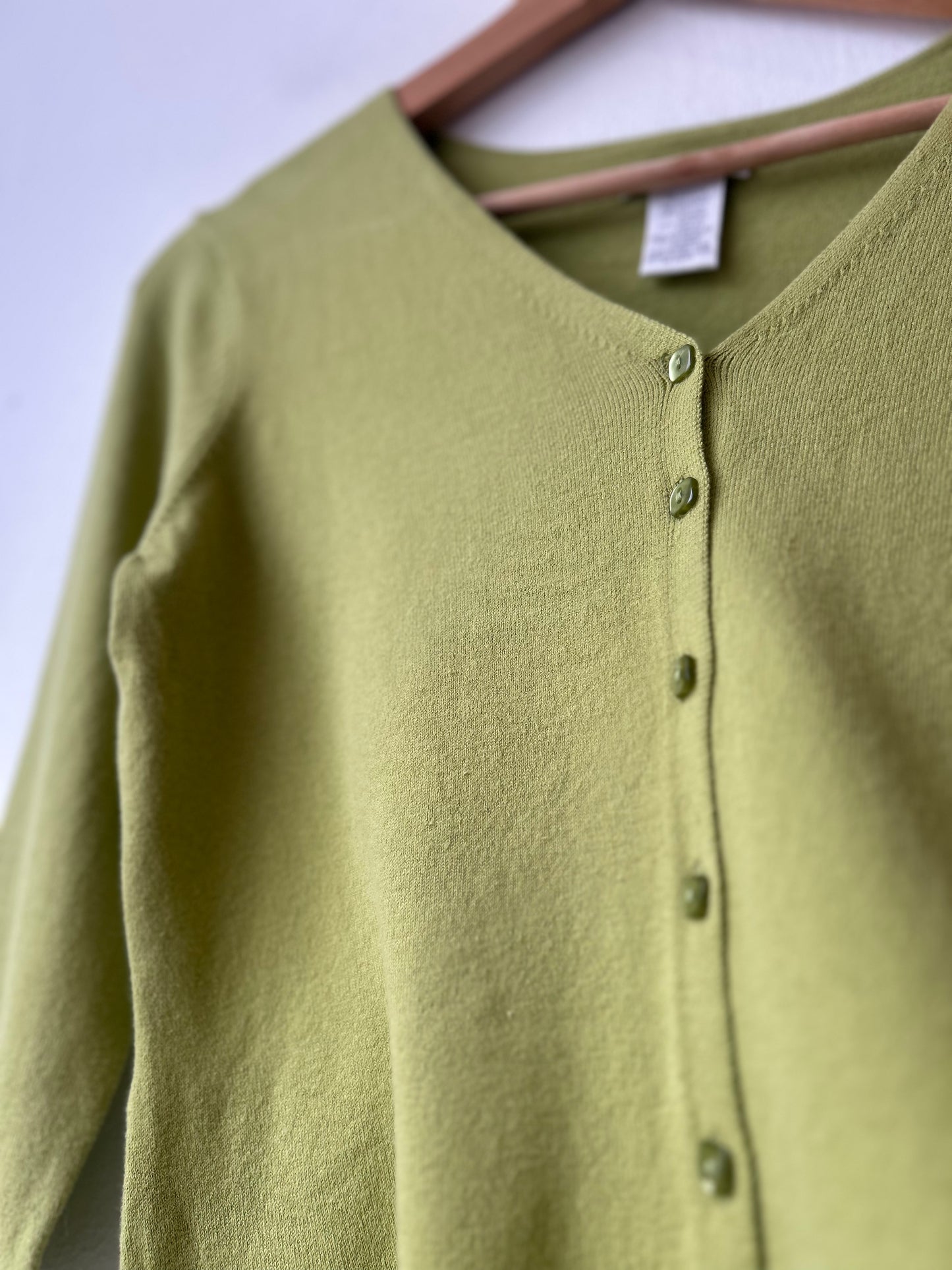 90's Green Cardigan