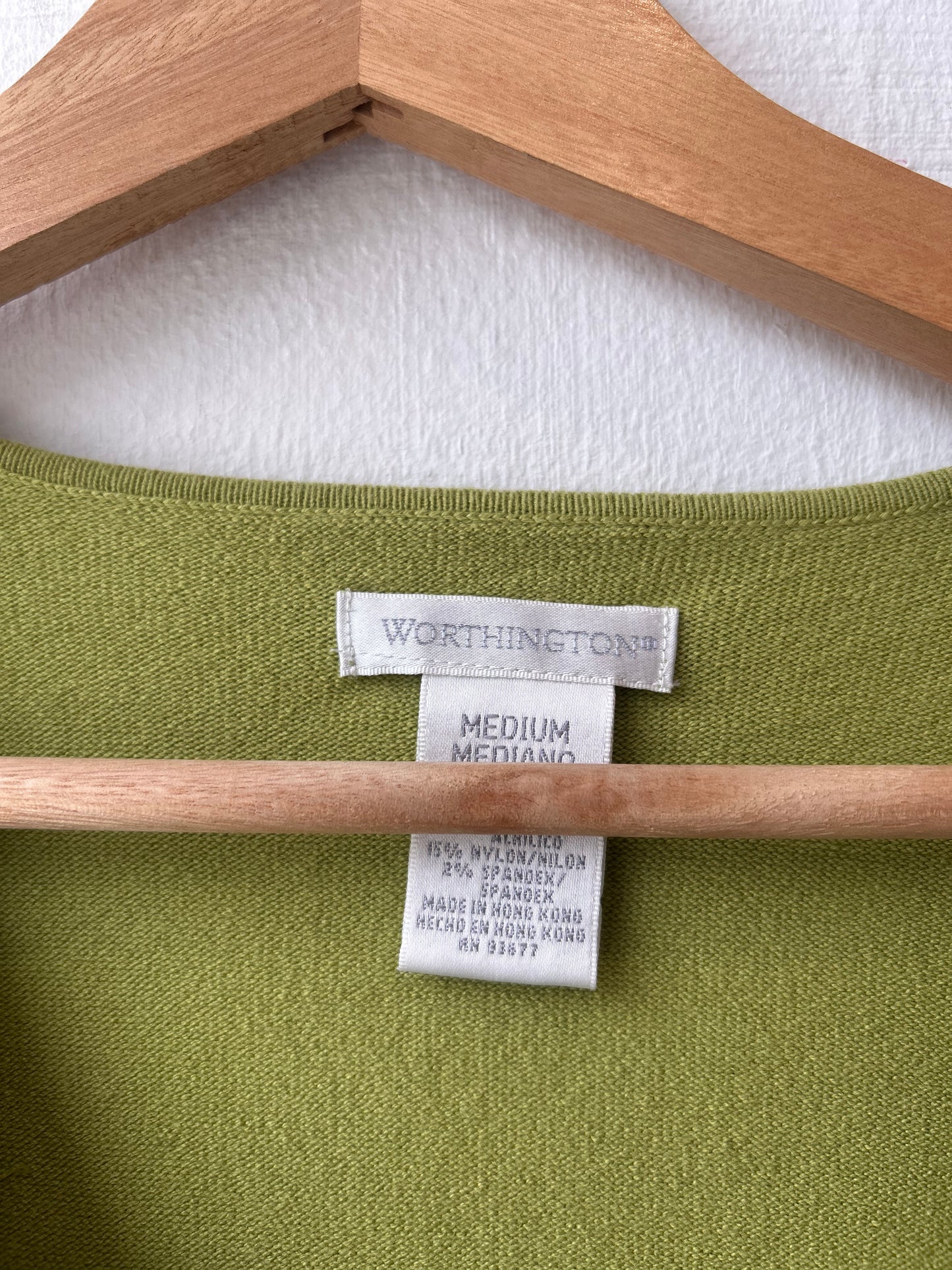 90's Green Cardigan