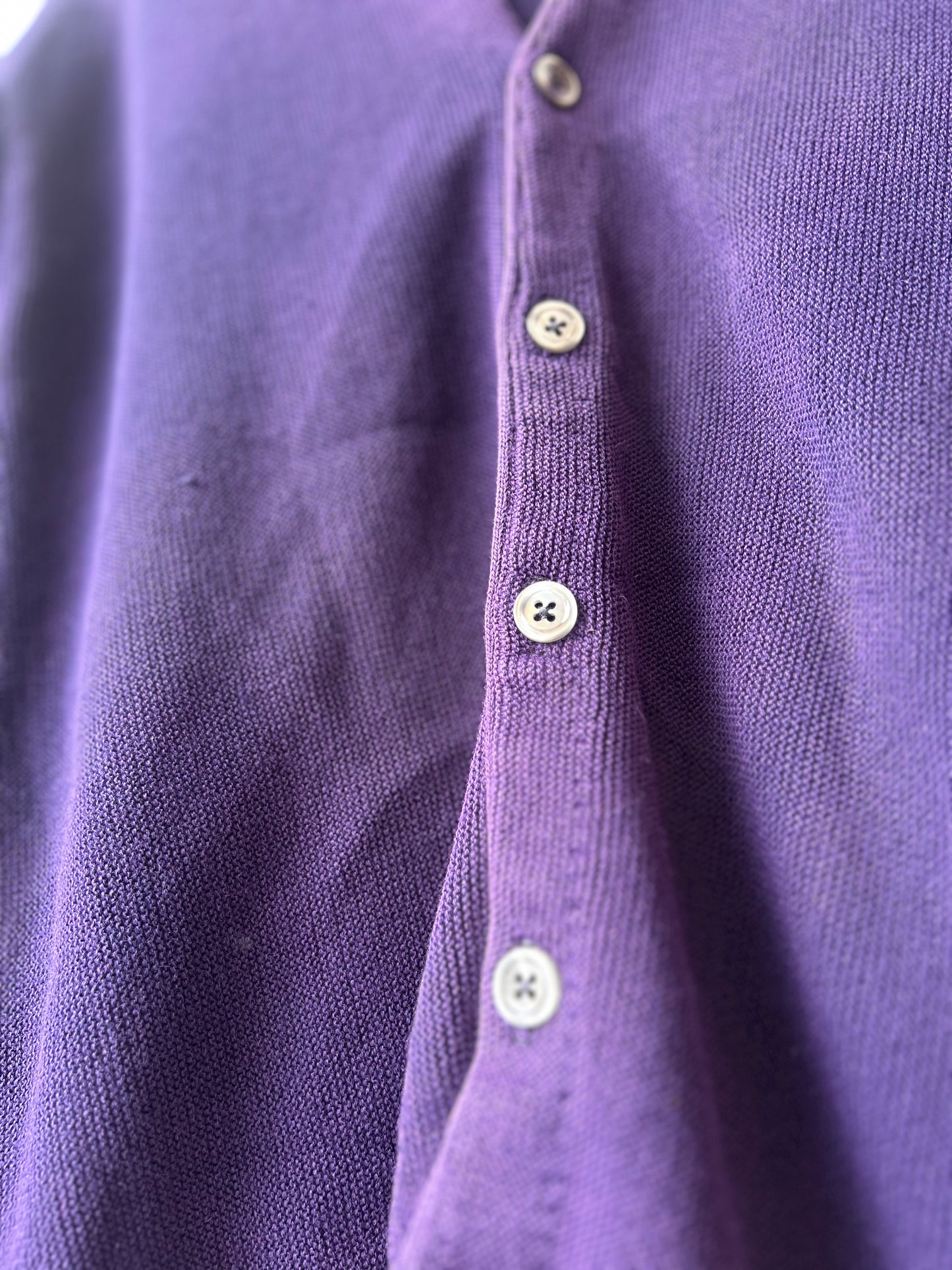 80's Purple Knit Cardigan