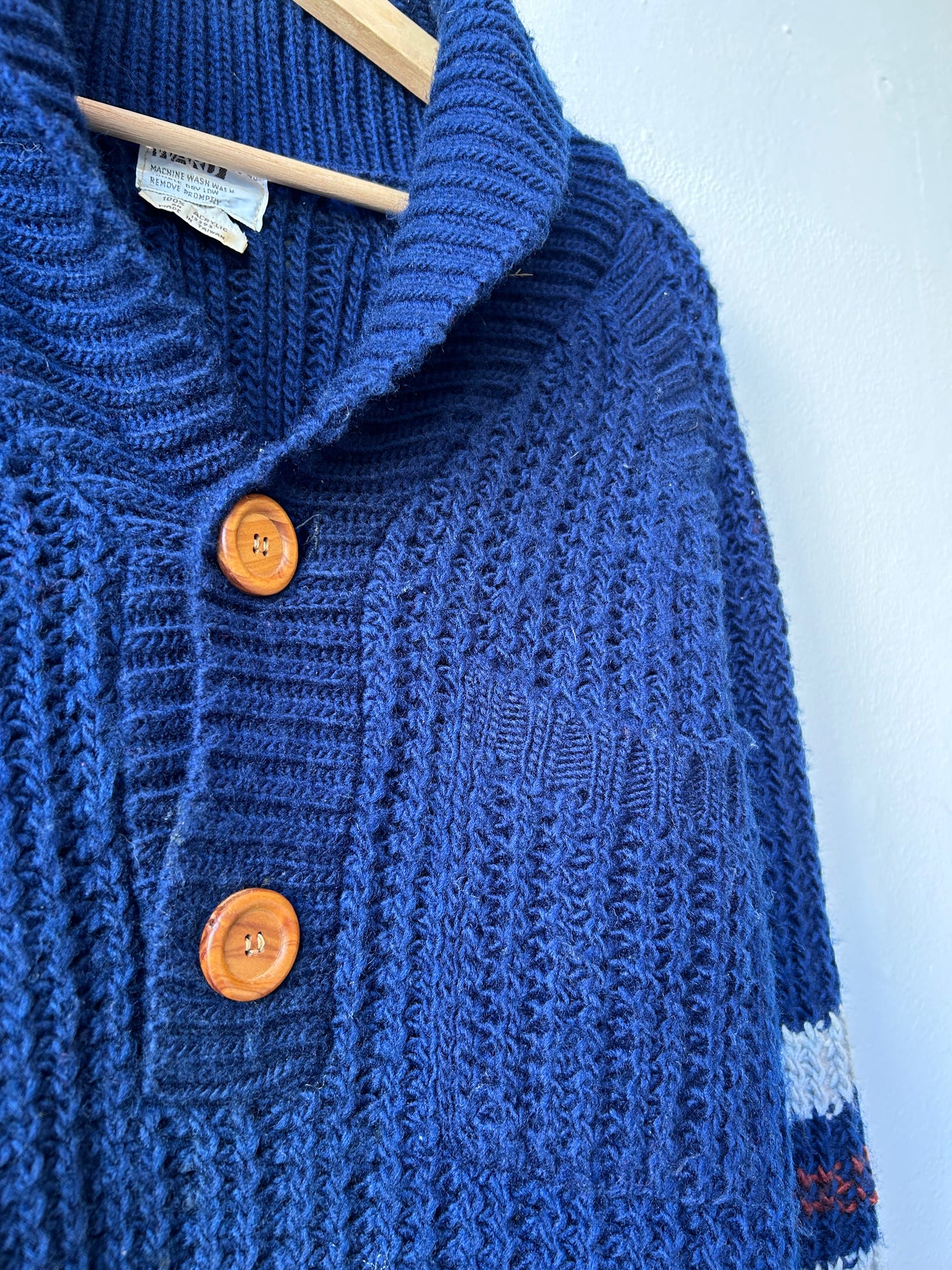 70's Montgomery Ward Navy Sweater