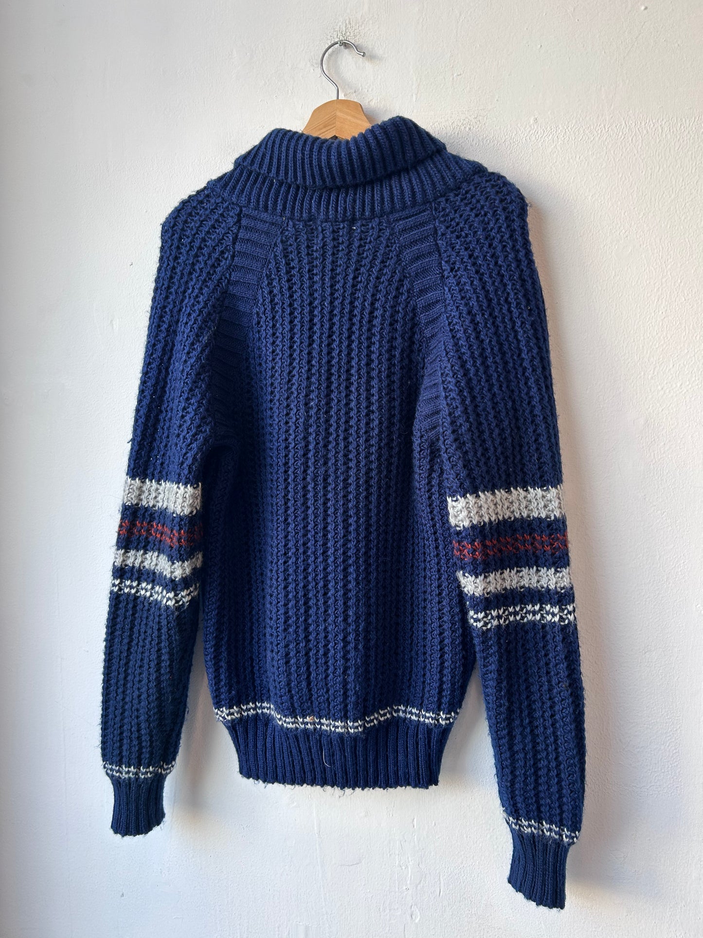 70's Montgomery Ward Navy Sweater