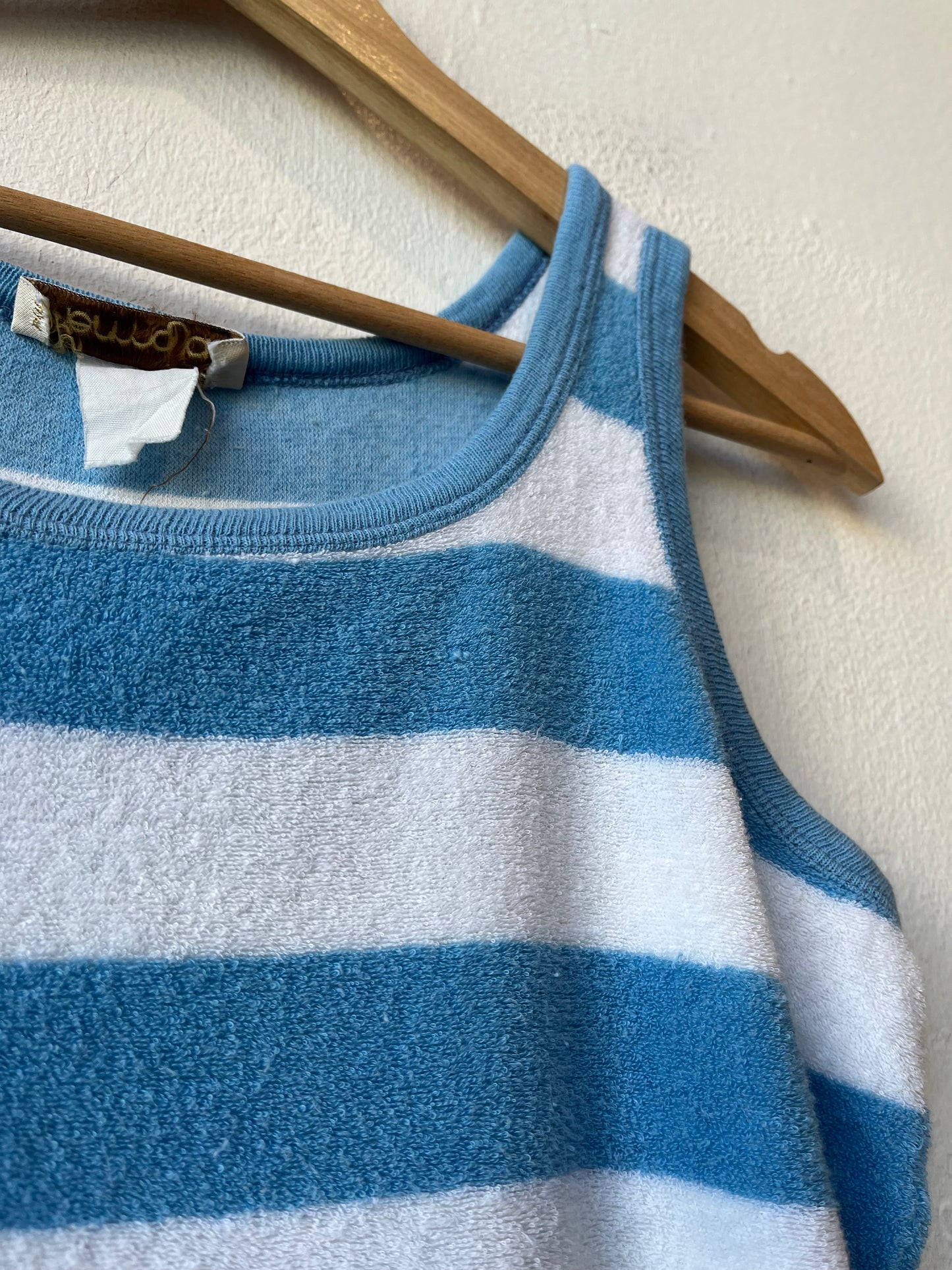 90's Striped Terry Tank Top