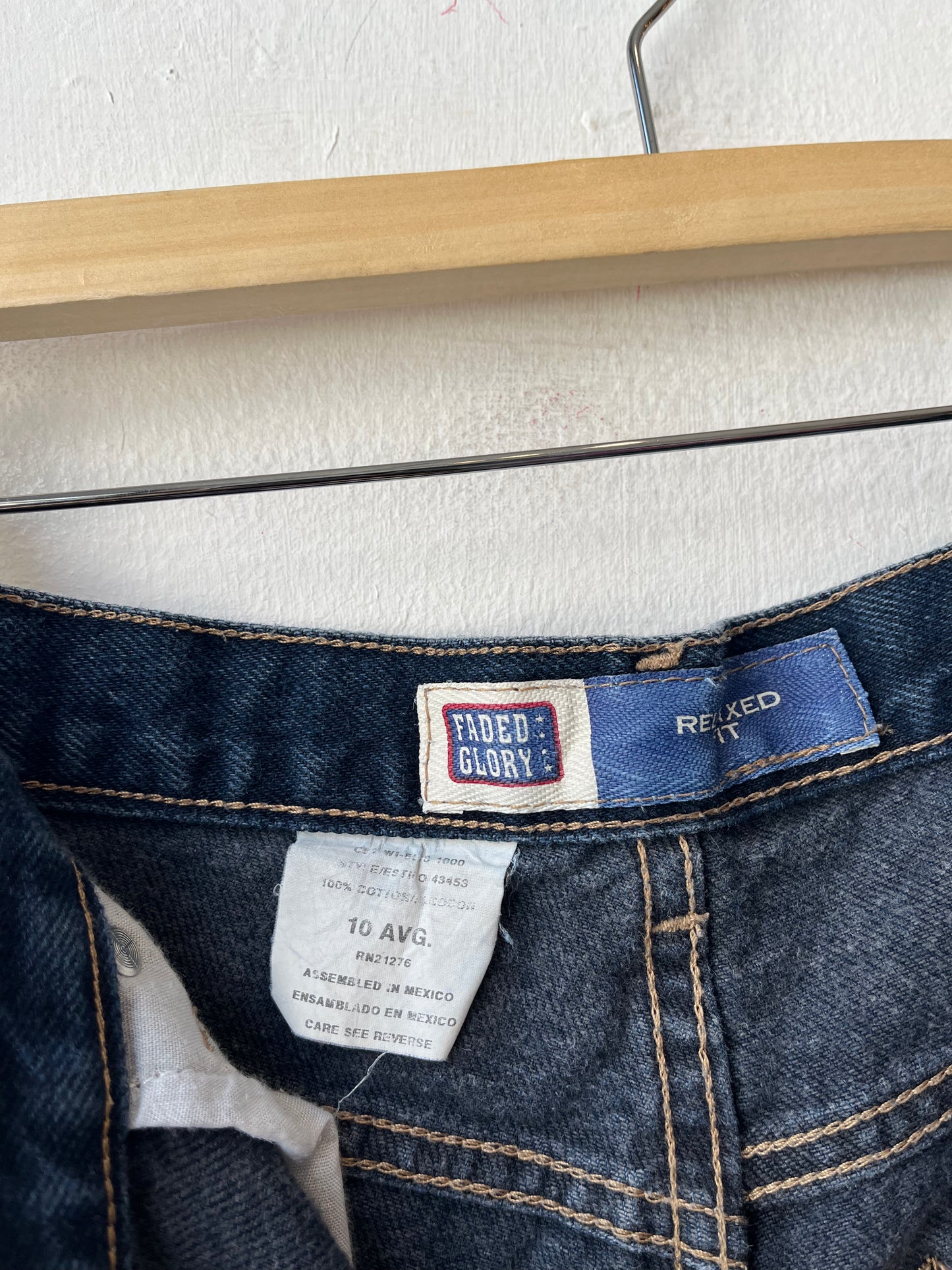 Y2K Relaxed Fit Denim Shorts 26"