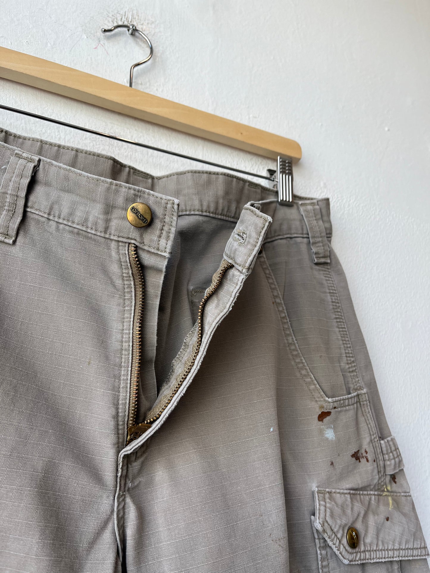 Y2K Painted Carhartt Shorts 33"