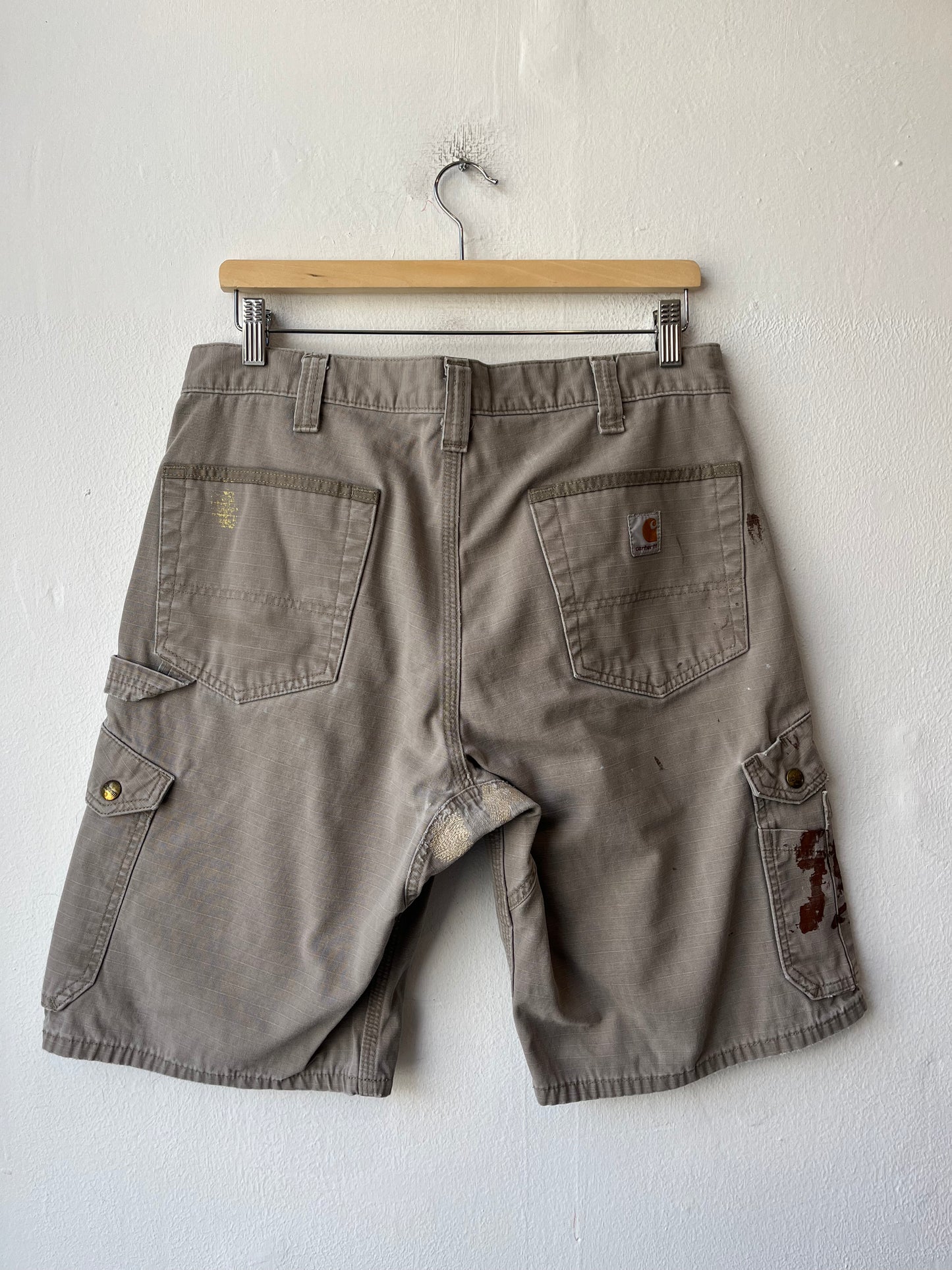 Y2K Painted Carhartt Shorts 33"