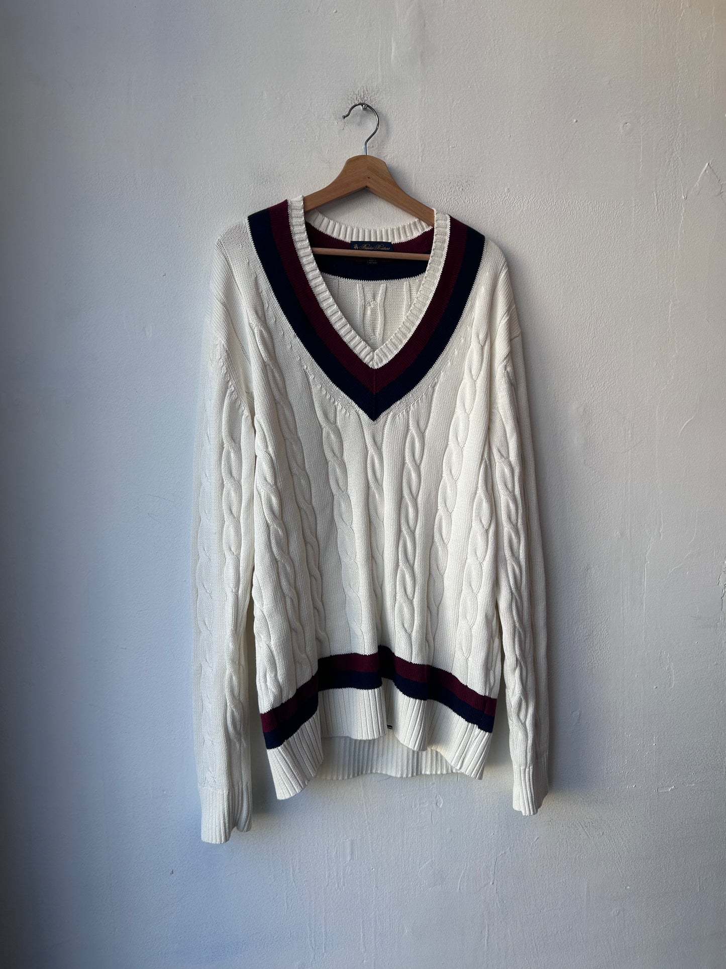 90's Brooks Brothers Cable Knit Sweater
