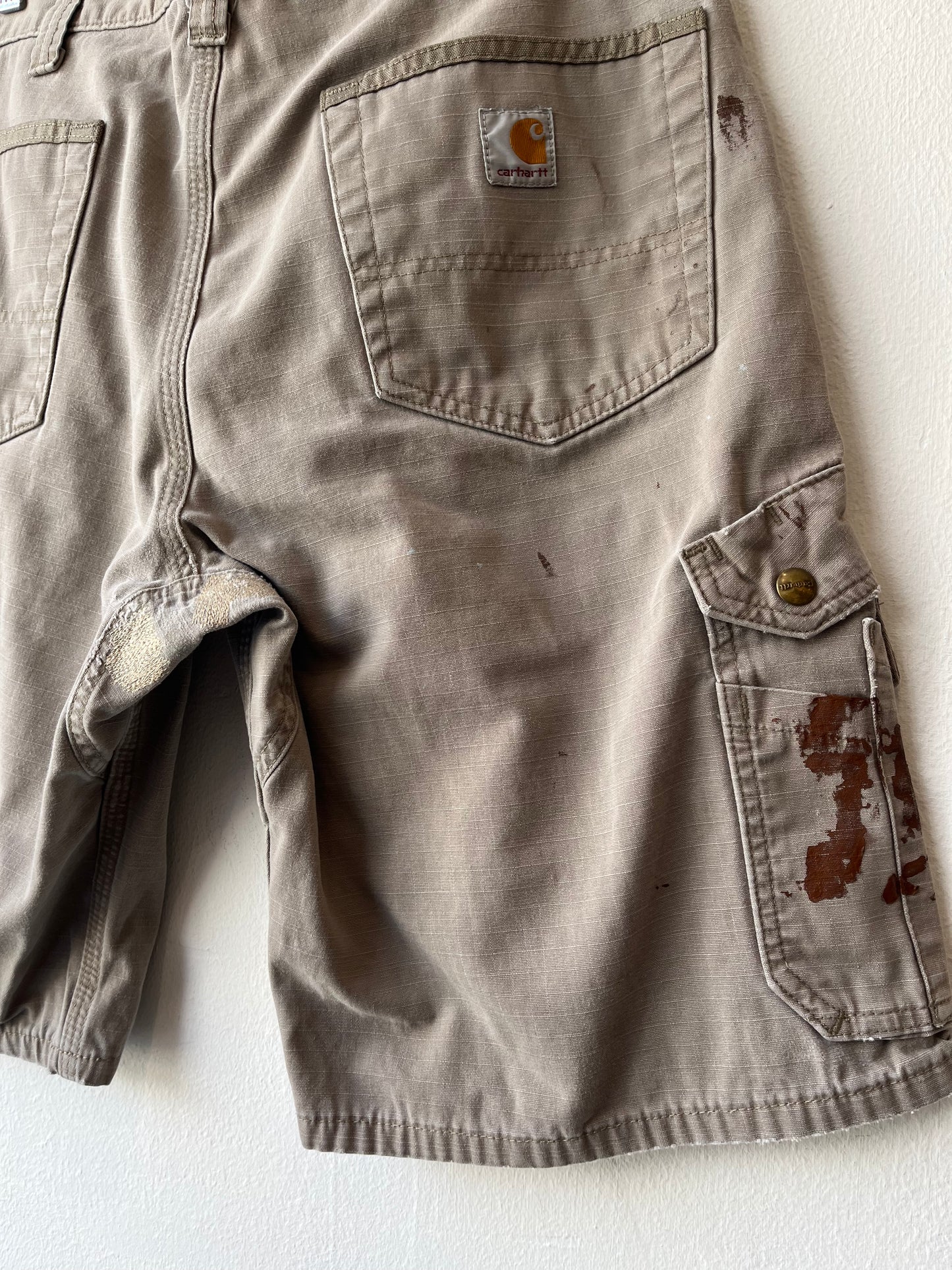 Y2K Painted Carhartt Shorts 33"