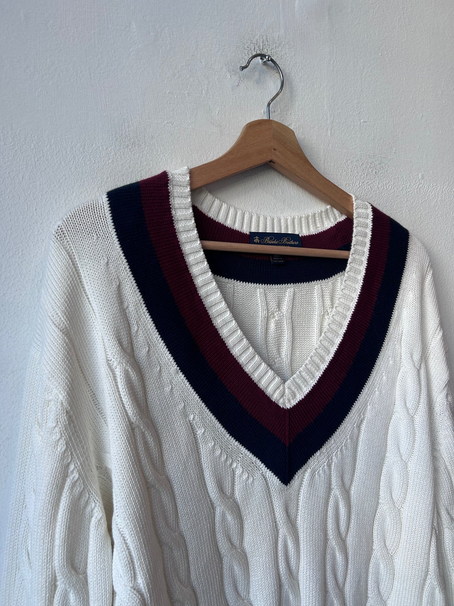 90's Brooks Brothers Cable Knit Sweater