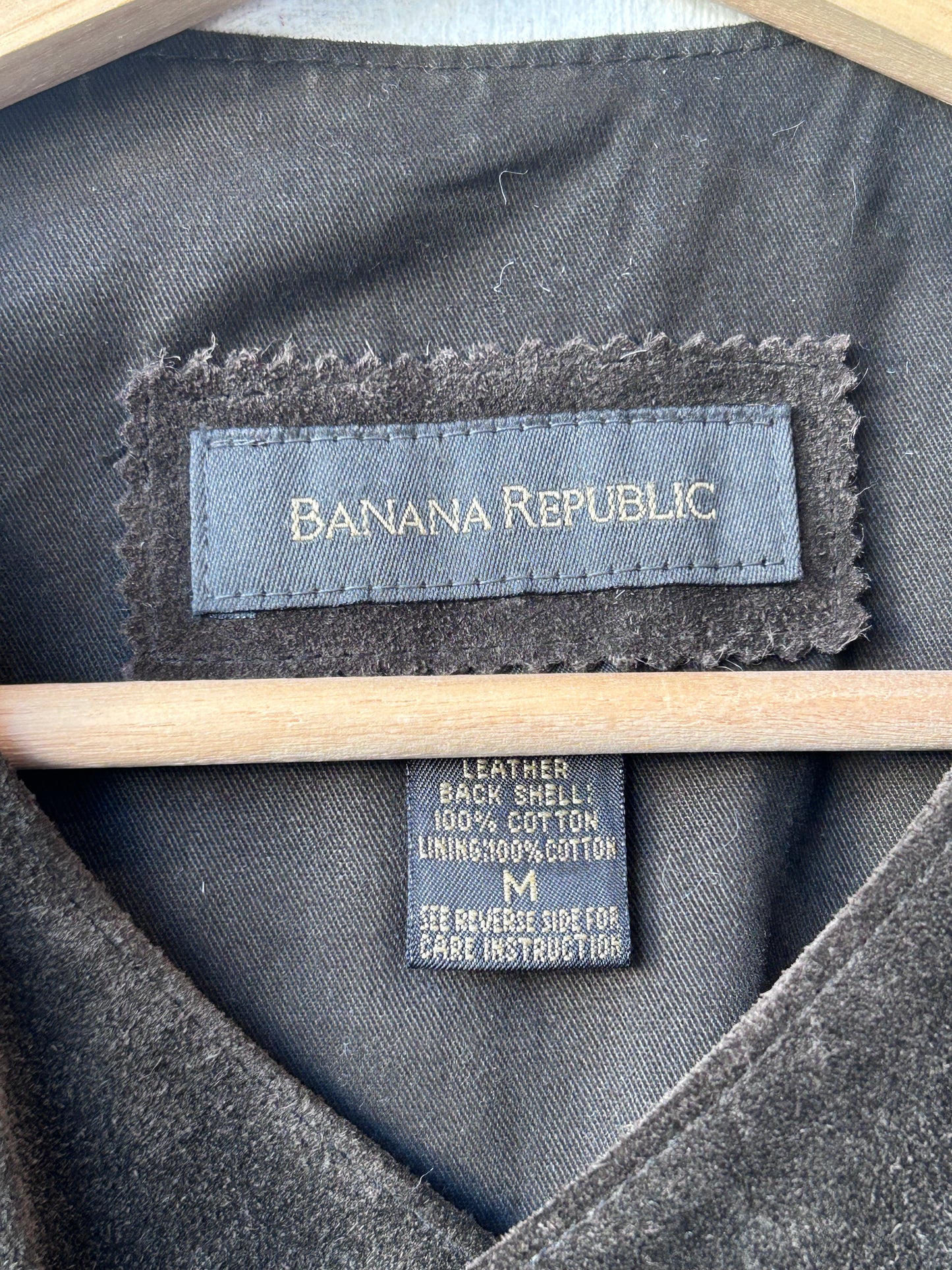 90's Banana Republic Suede Vest