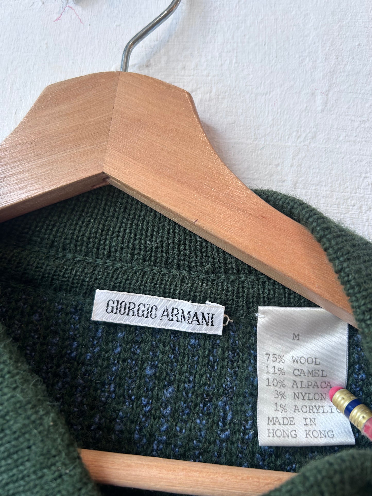 80's Armani Wool/ Camel Sweater