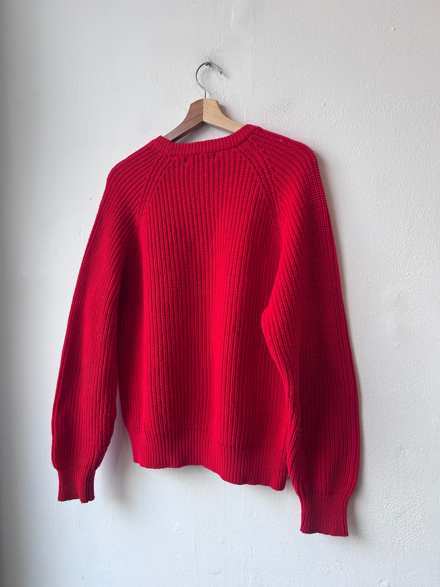 90's Red Knit Sweater